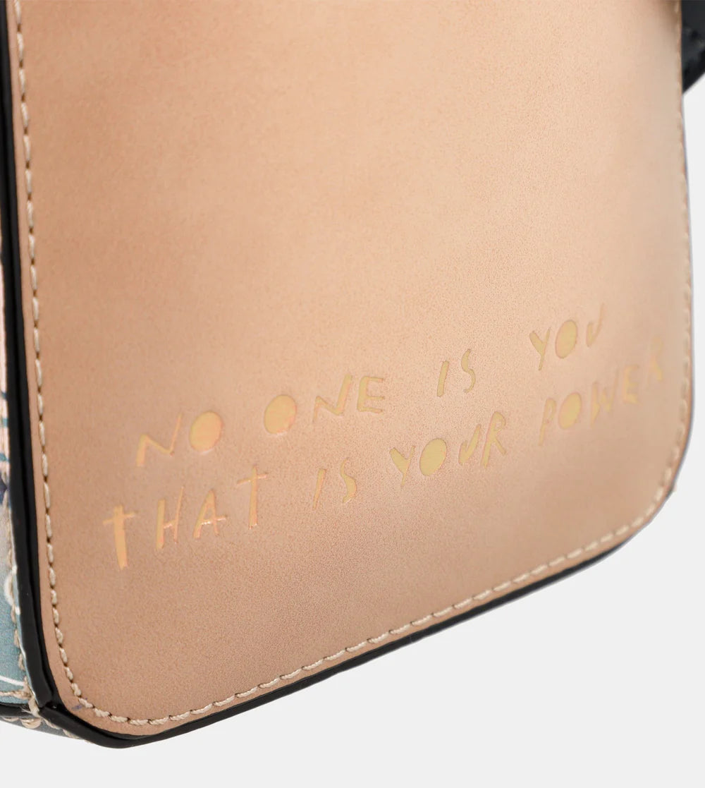 Borsa a tracolla Anekke Fun & Music a sacco con chiusura a cordino Beige TU | Giò Fashion