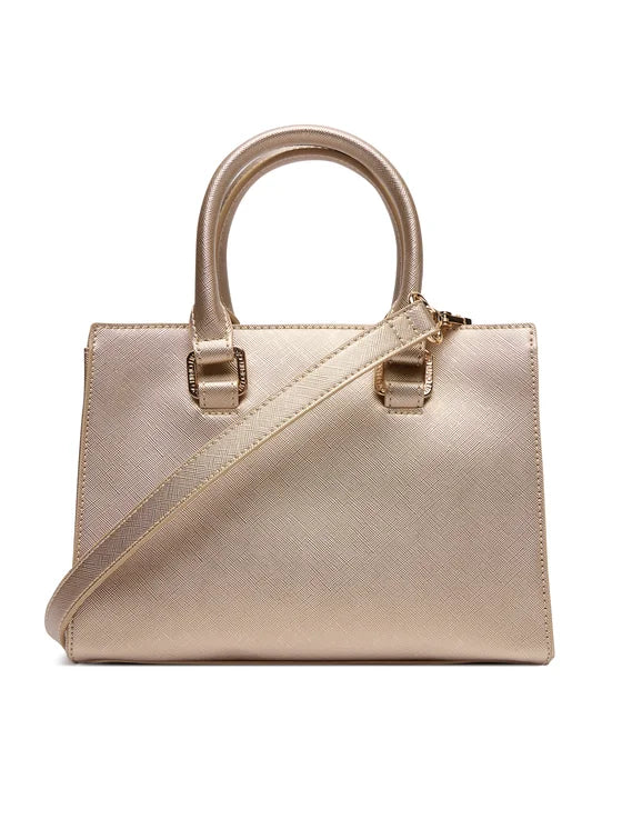 Borsa a mano Liu Jo con logo Milano e tracolla removibile Oro TU | Giò Fashion