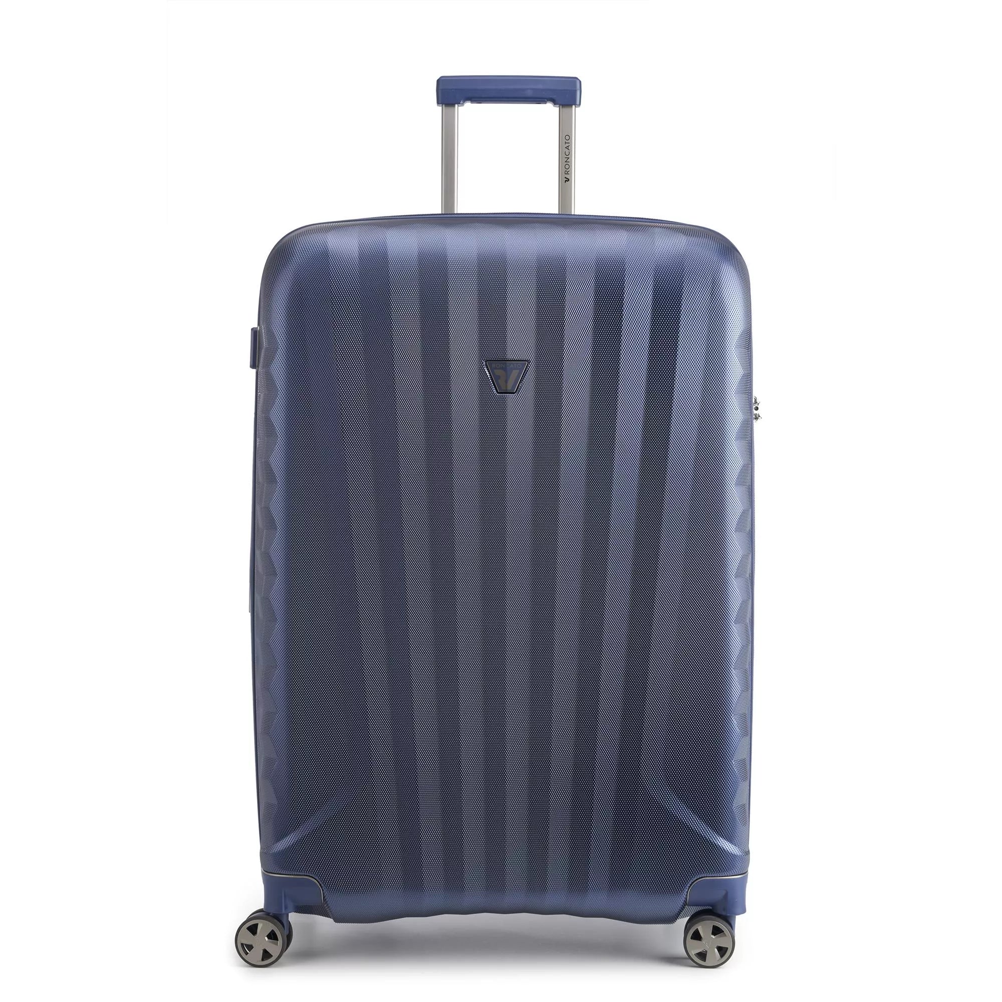 Roncato trolley rigido grande leggero con quattro ruote piroettanti BLU TU | Giò Fashion