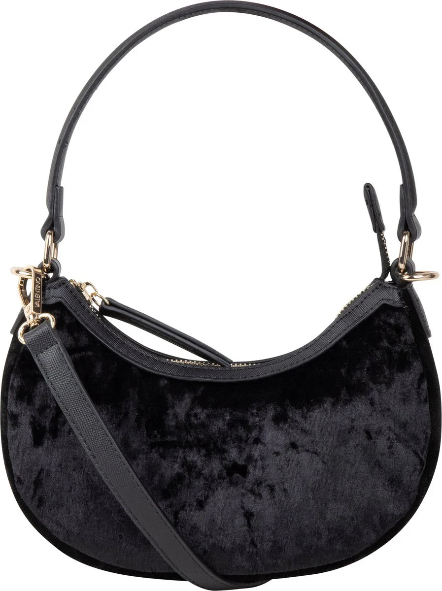 Mario Valentino borsa a spalla morbida con chiusura zip NERO TU | Giò Fashion