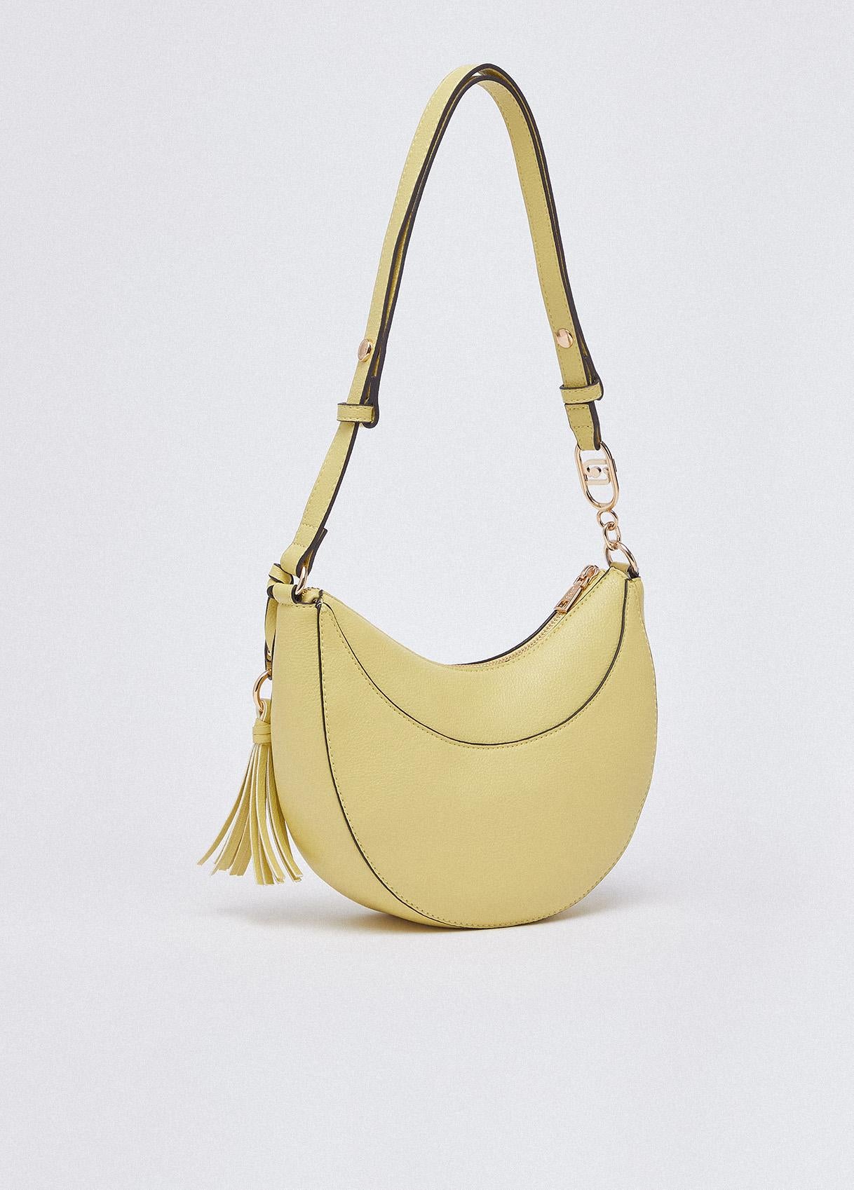 Borsa a Spalla Liu Jo con Nappina Decorativa e Tracolla Regolabile Avocado TU | Giò Fashion