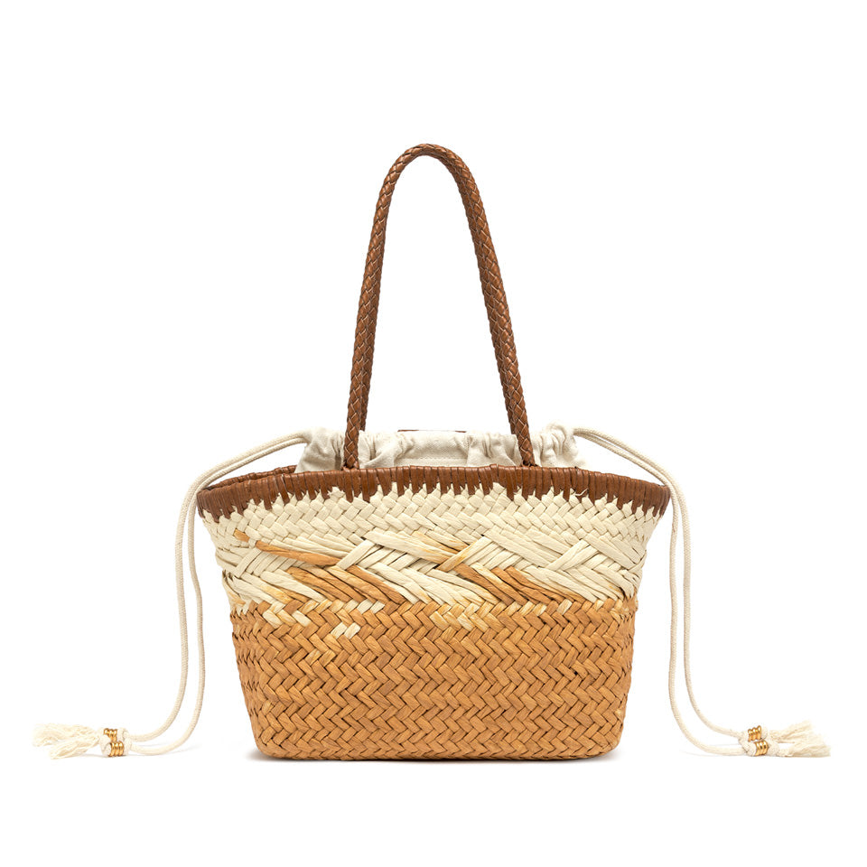 Borsa Basket Gianni Chiarini Paloma in paglia intrecciata