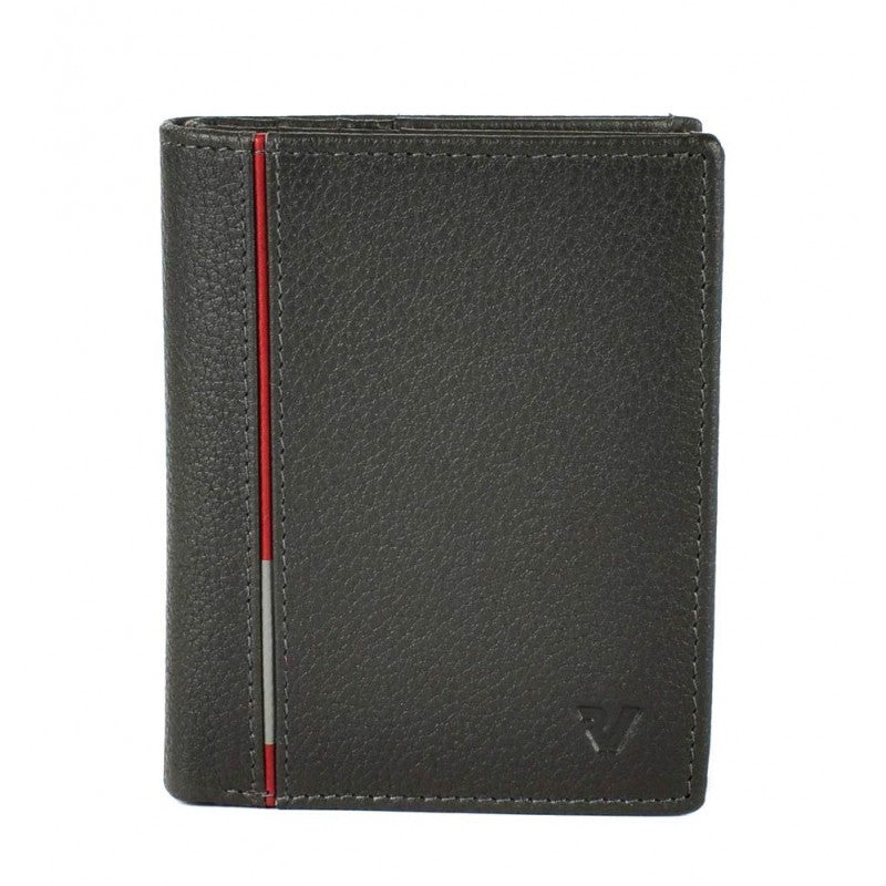 Portafoglio Roncato uomo verticale in pelle con portacarte multiplo