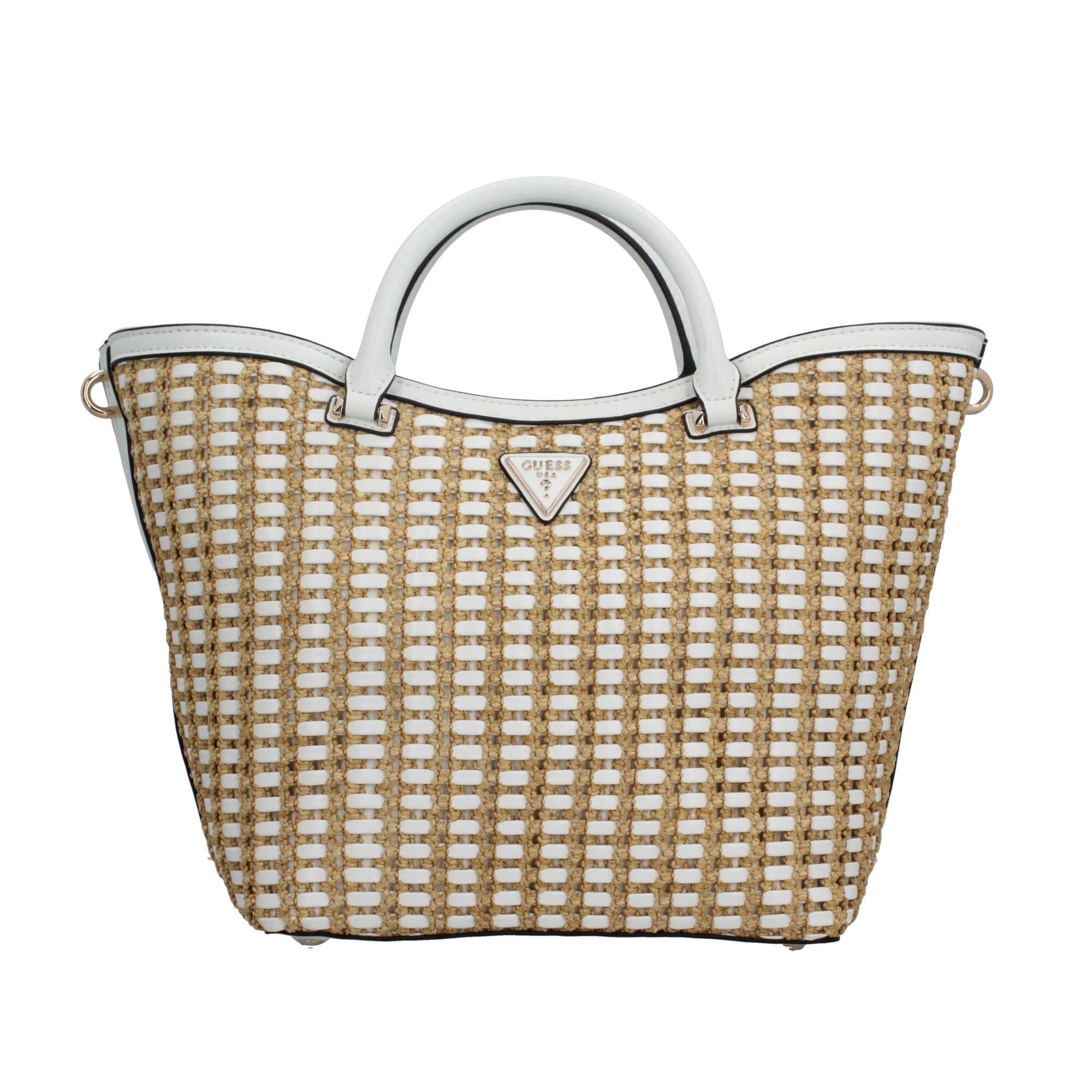 Borsa tote Guess con design intrecciato e finiture eleganti