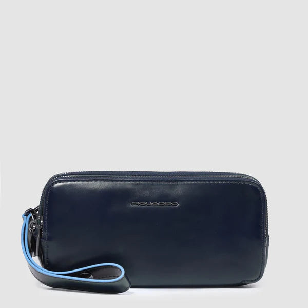 Astuccio Piquadro con Tre Scomparti e Polsiera Removibile BLU TU | Giò Fashion