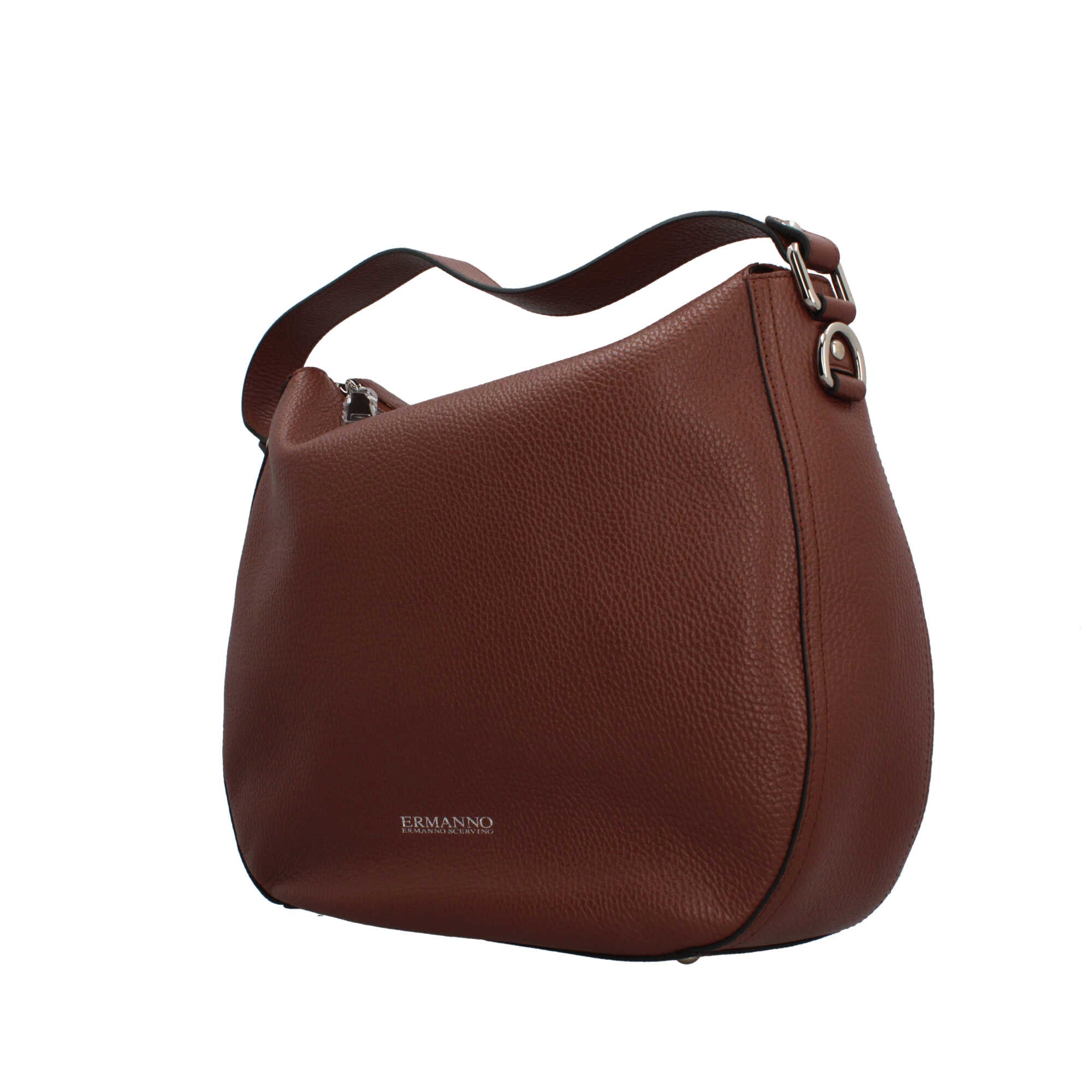 Borsa a spalla Ermanno Scervino in pelle con tracolla MOGANO TU | Giò Fashion
