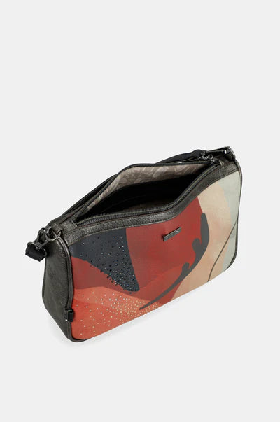 Borsa Tracolla Anekke Donna Compatta con Zip e Scomparti Beige TU | Giò Fashion