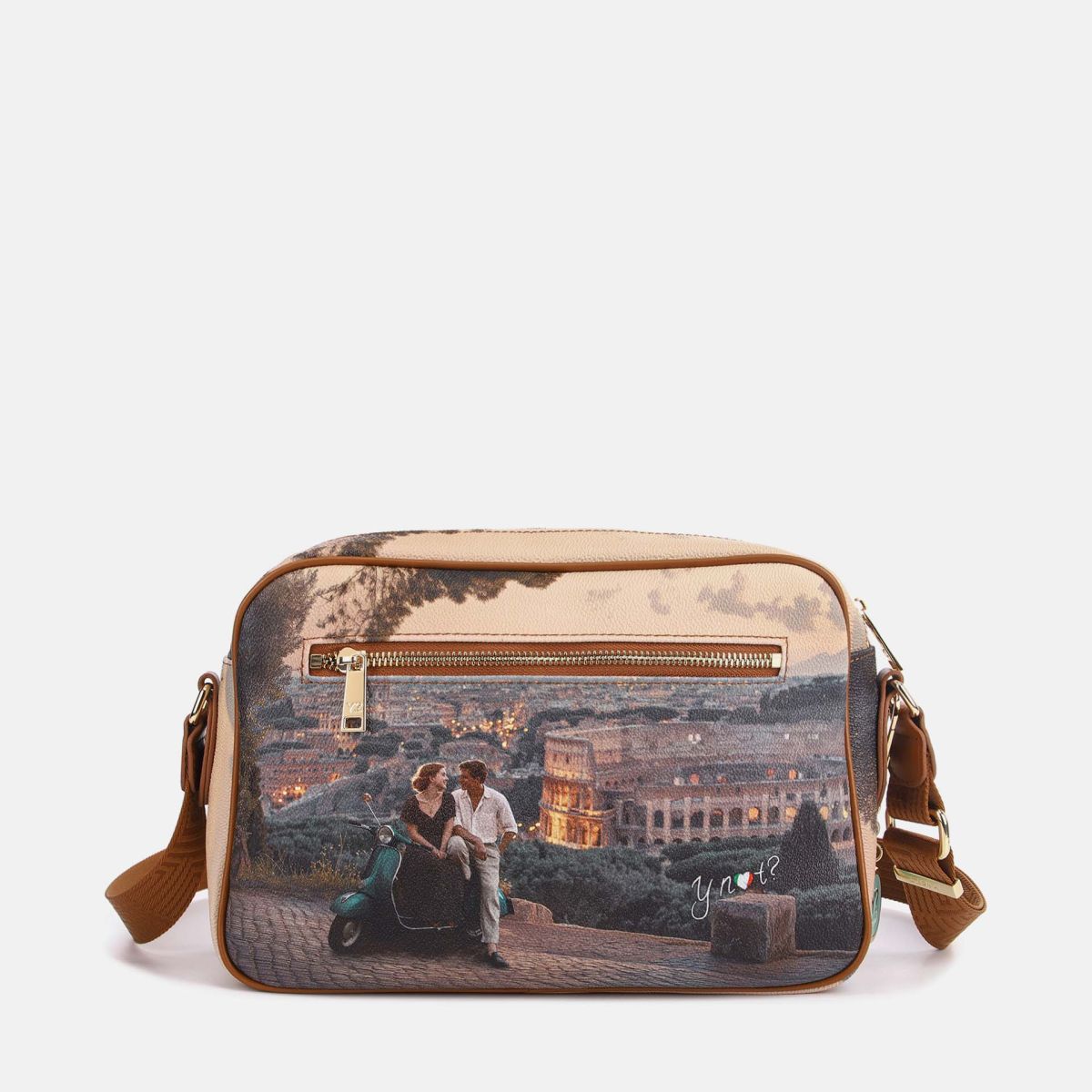 Ynot? Yes Bag Borsa Reporter Donna con Tracolla in Tessuto