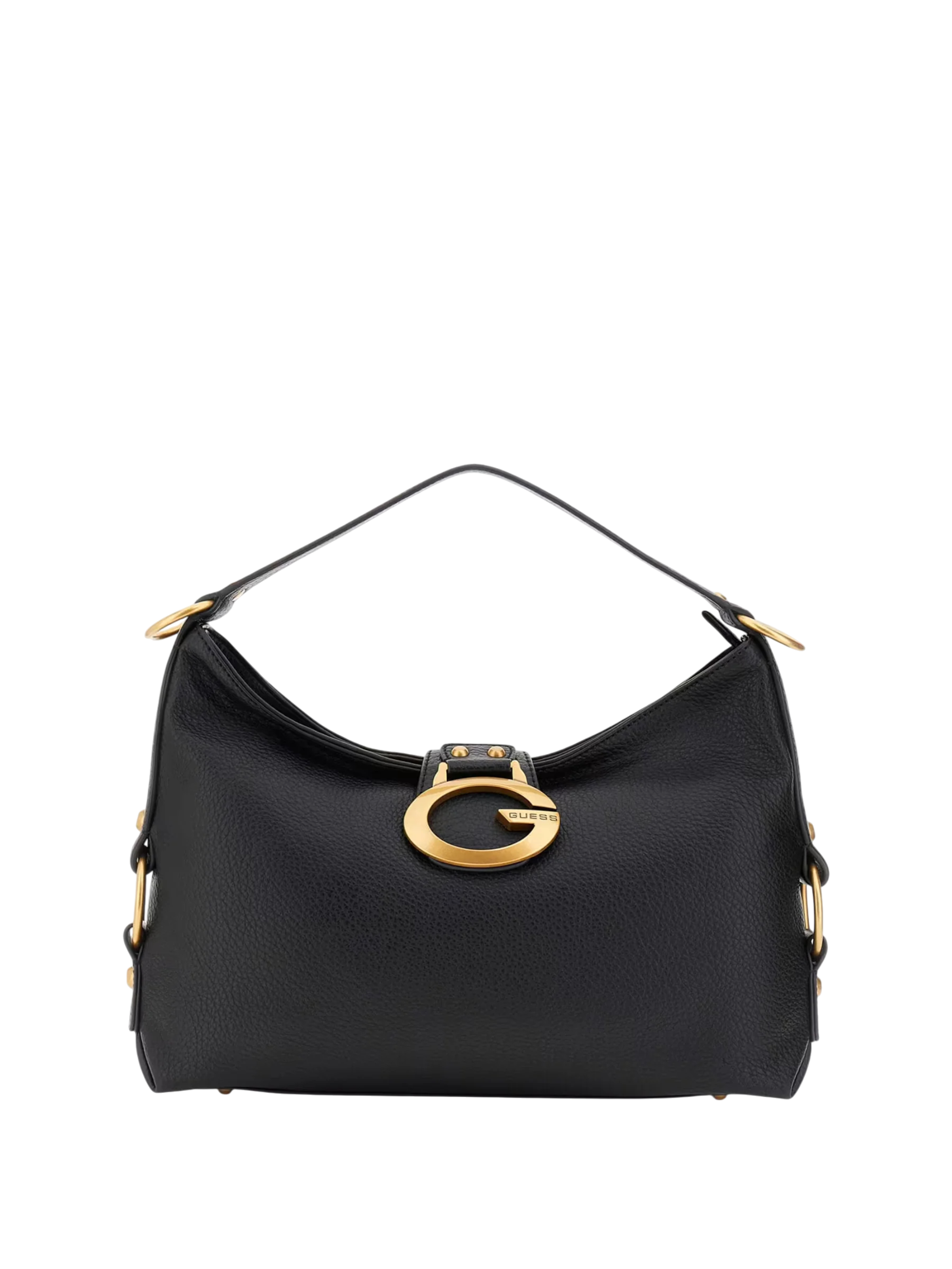 Borsa a spalla Guess in pelle sintetica con fibbia logo