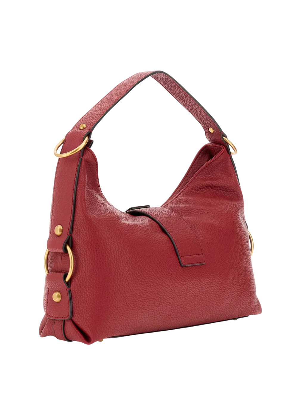 Borsa a spalla Guess in pelle sintetica con fibbia logo