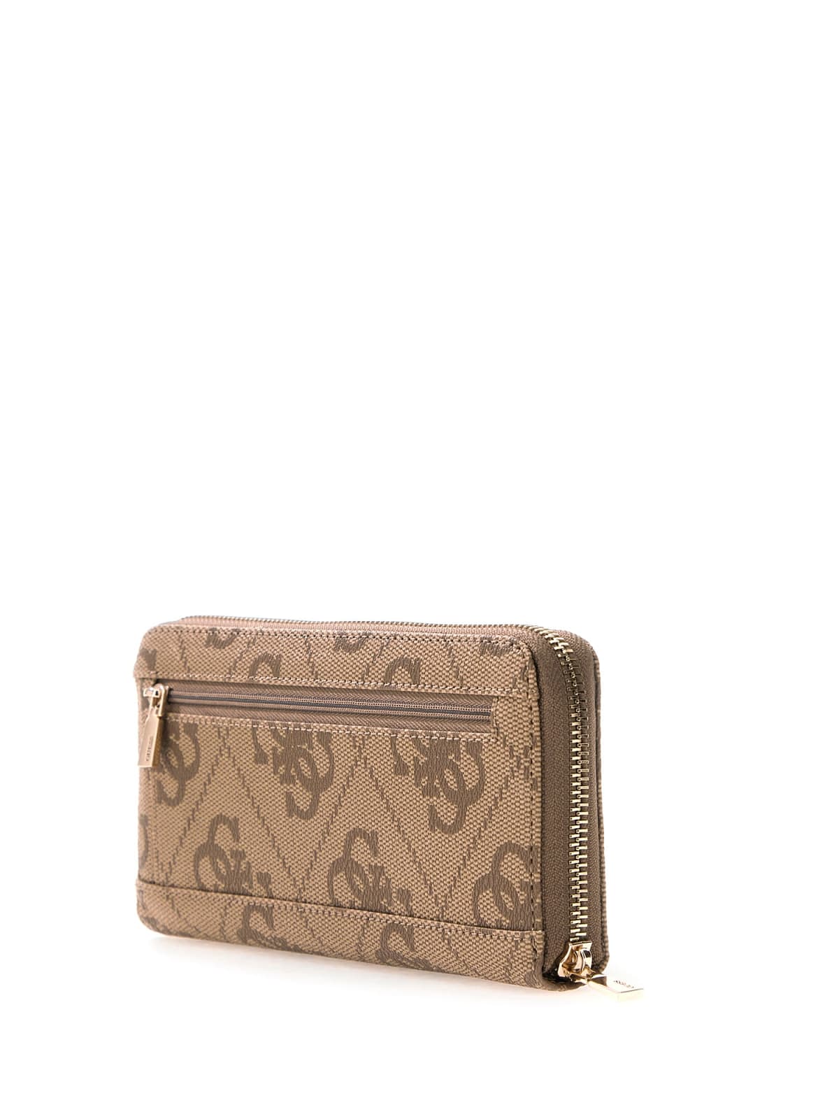 Portafoglio lungo Guess donna logo all over con zip