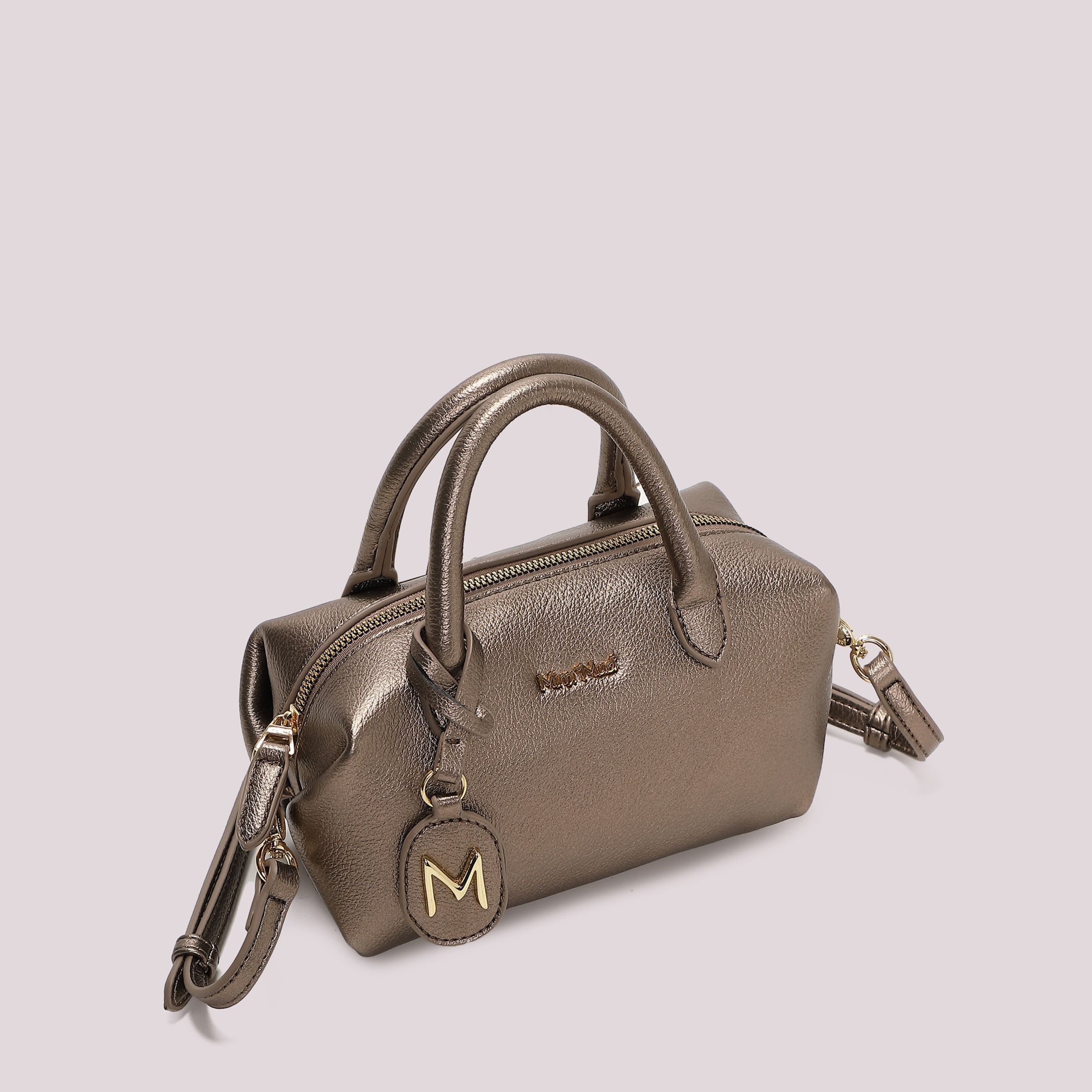 Borsa Bauletto Piccola Donna Mimi Mua con Targhetta Logata