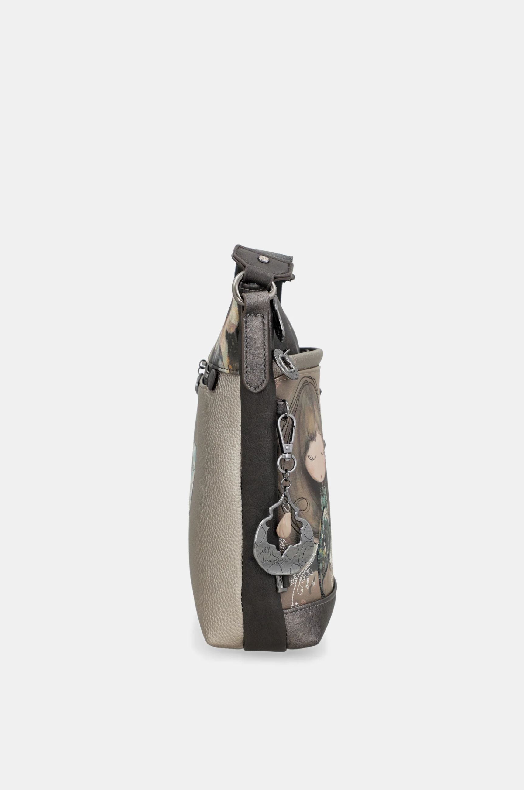 Borsa a tracolla Anekke The World of Dreams con tasca frontale Beige TU | Giò Fashion
