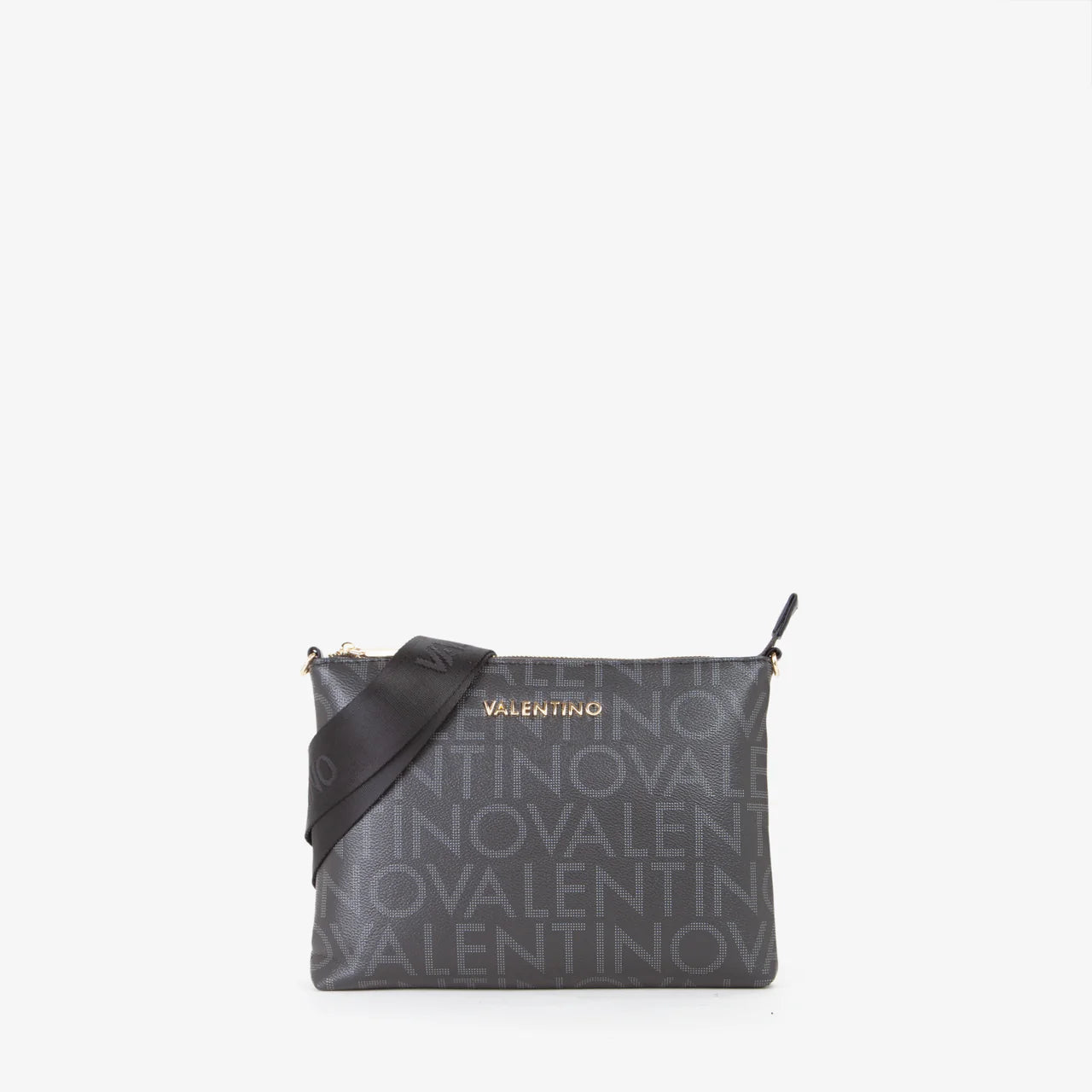 Valentino borsa a tracolla logata con zip Nero TU | Giò Fashion