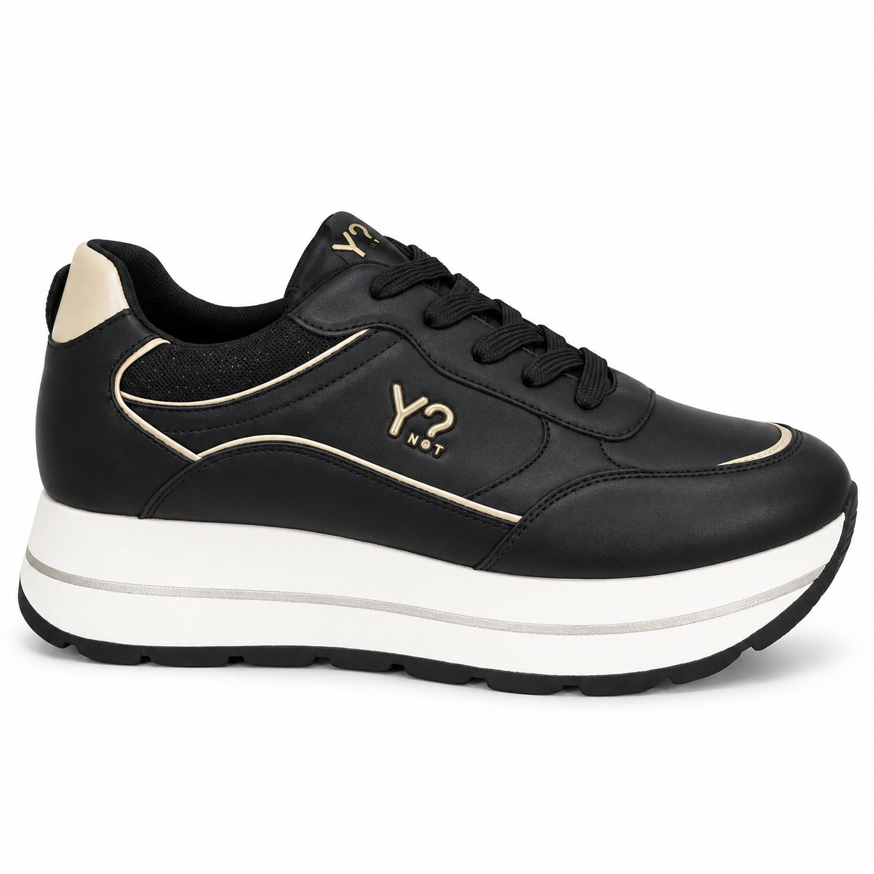 Sneakers Donna Ynot? con Platform e Dettagli a Contrasto
