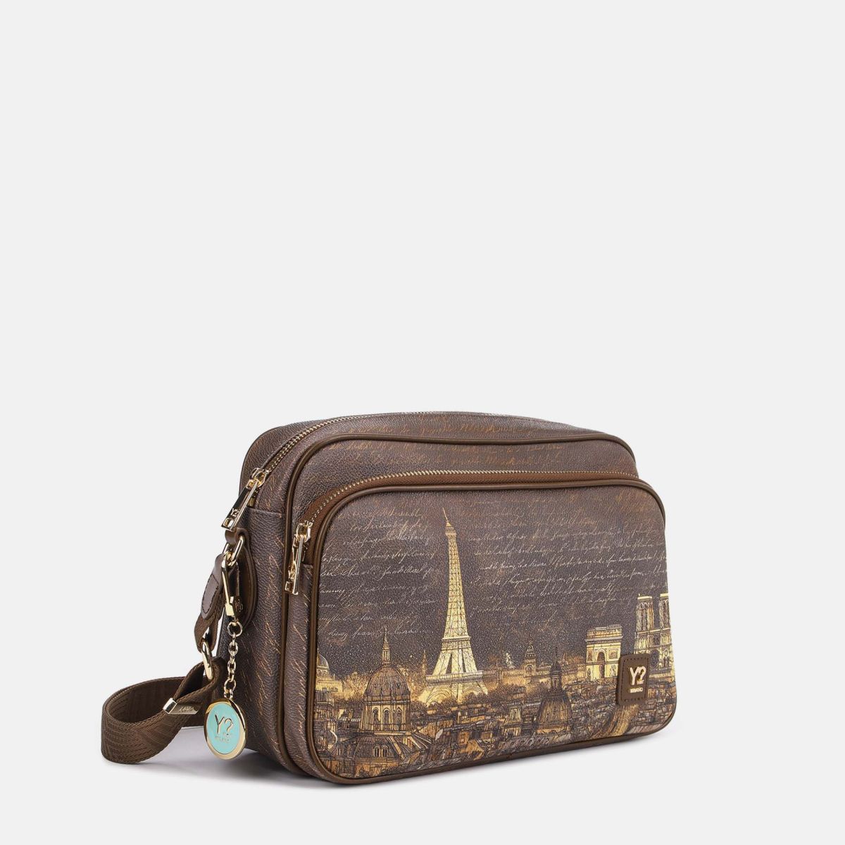 Ynot? Yes Bag Borsa Reporter Donna con Tracolla in Tessuto