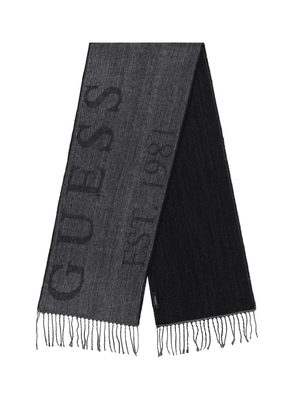 Guess Sciarpa con Logo e Frange