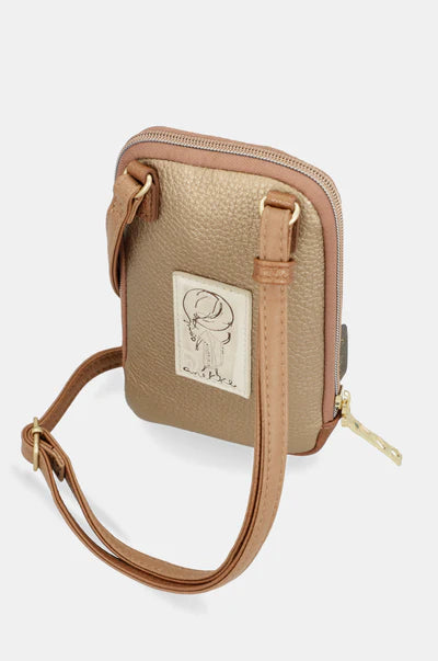 Borsa tracolla donna Anekke compatta con zip e tracolla regolabile Beige TU | Giò Fashion