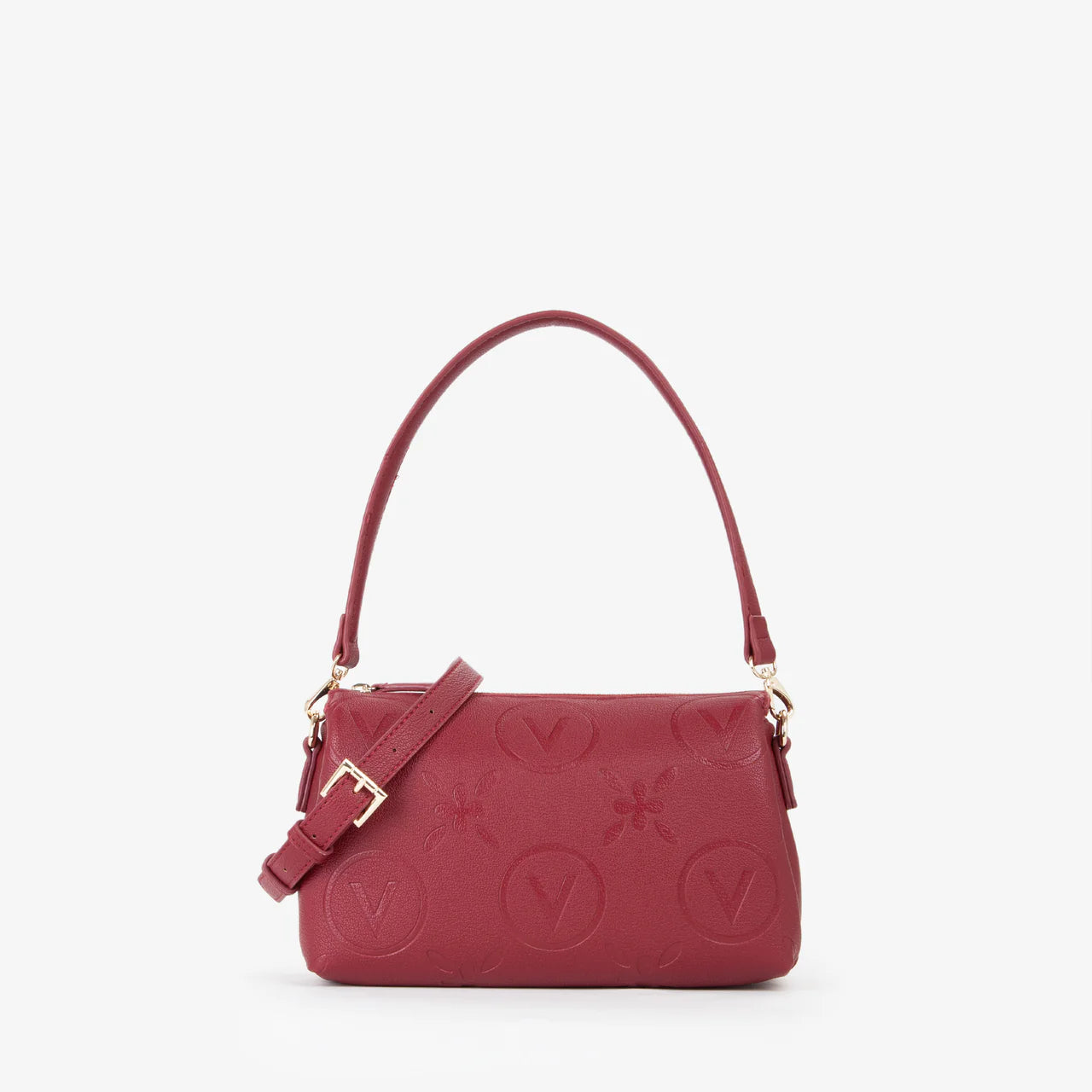 Valentino borsa a spalla Samba piccola con doppio manico BORDEAUX TU | Giò Fashion