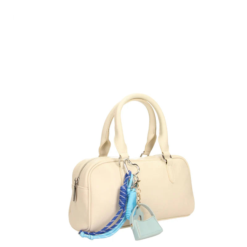 Borsa Vivienne D donna a mano compatta design elegante moderno Bianco TU | Giò Fashion