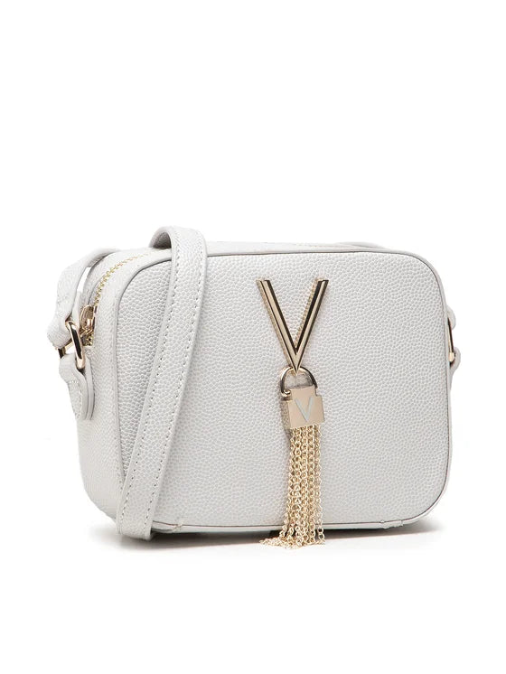 Borsa a tracolla con charm Grigio TU | Giò Fashion