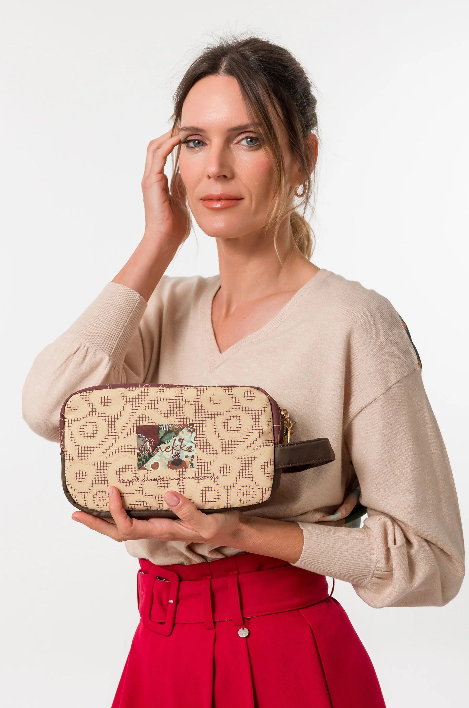Beauty Case da Viaggio Donna Anekke con Maniglia
