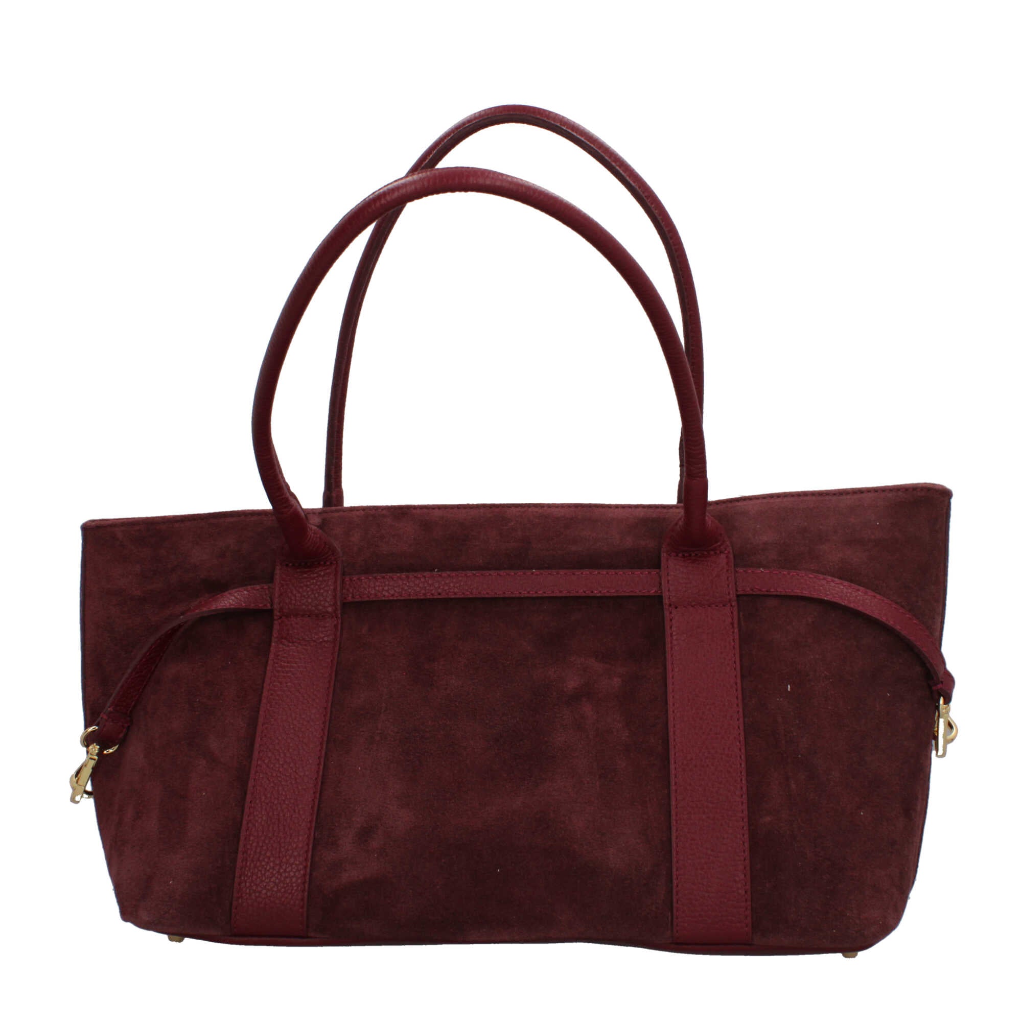 Borsa in vera pelle Made in Italy a mano e spalla elegante BORDEAUX TU | Giò Fashion