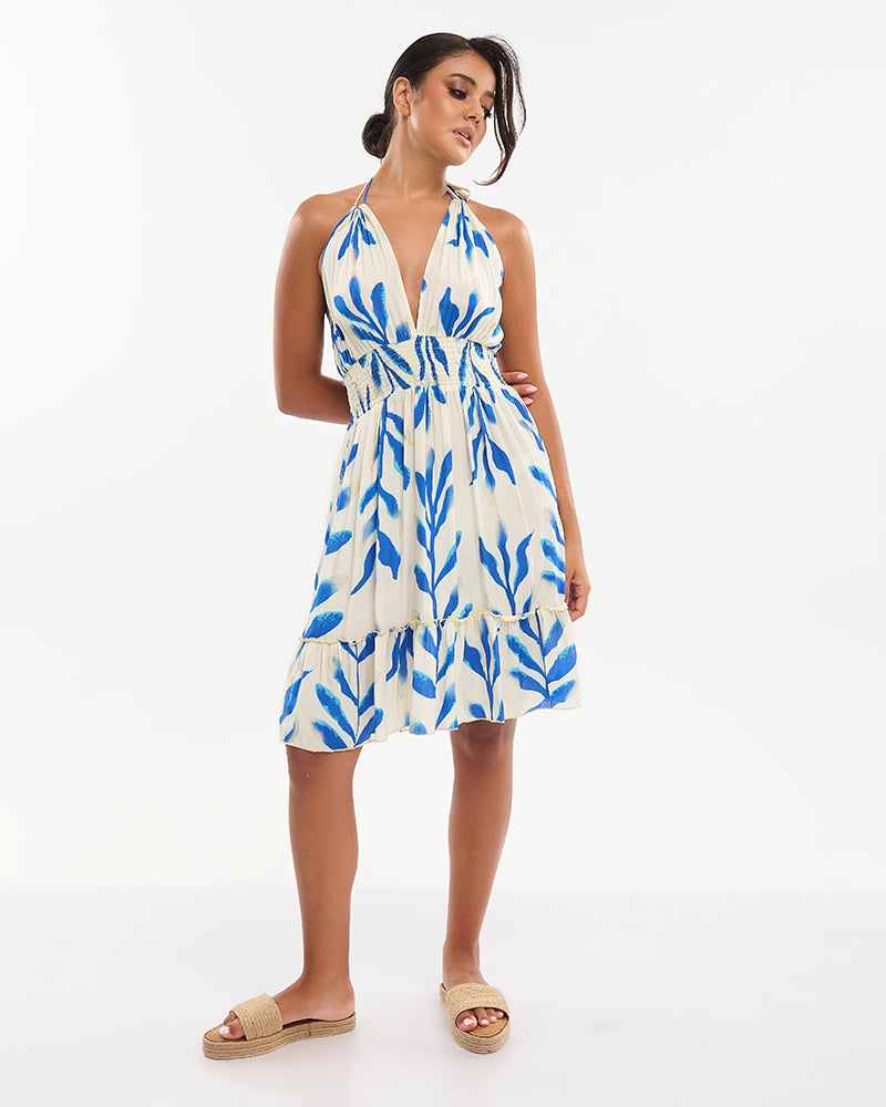 Ble Resort Collection Abito Corto con Dettagli
