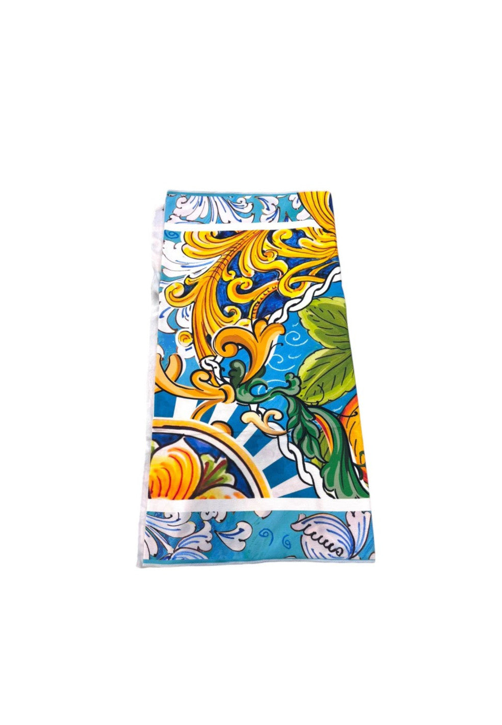 Telo mare donna Y Not con fantasia decorativa AZZURRO TU | Giò Fashion