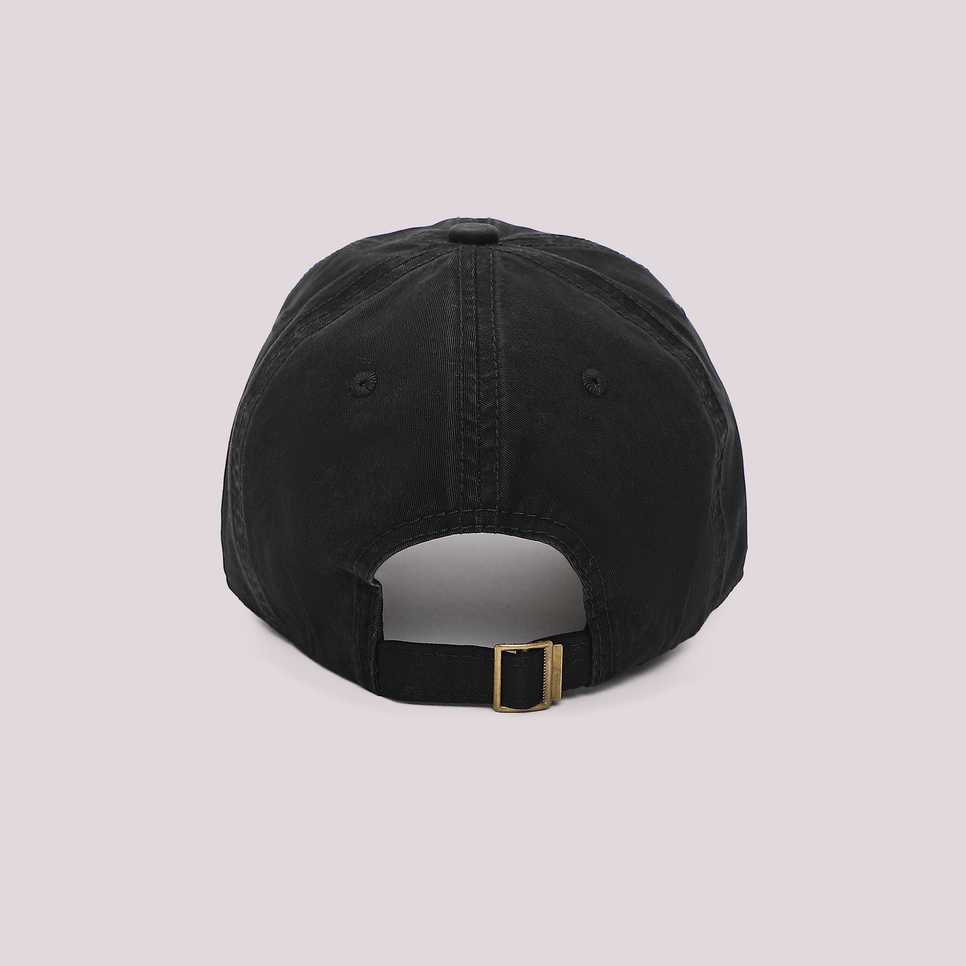 Cappello con visiera Mimi Mua in cotone con logo ricamato NERO TU | Giò Fashion