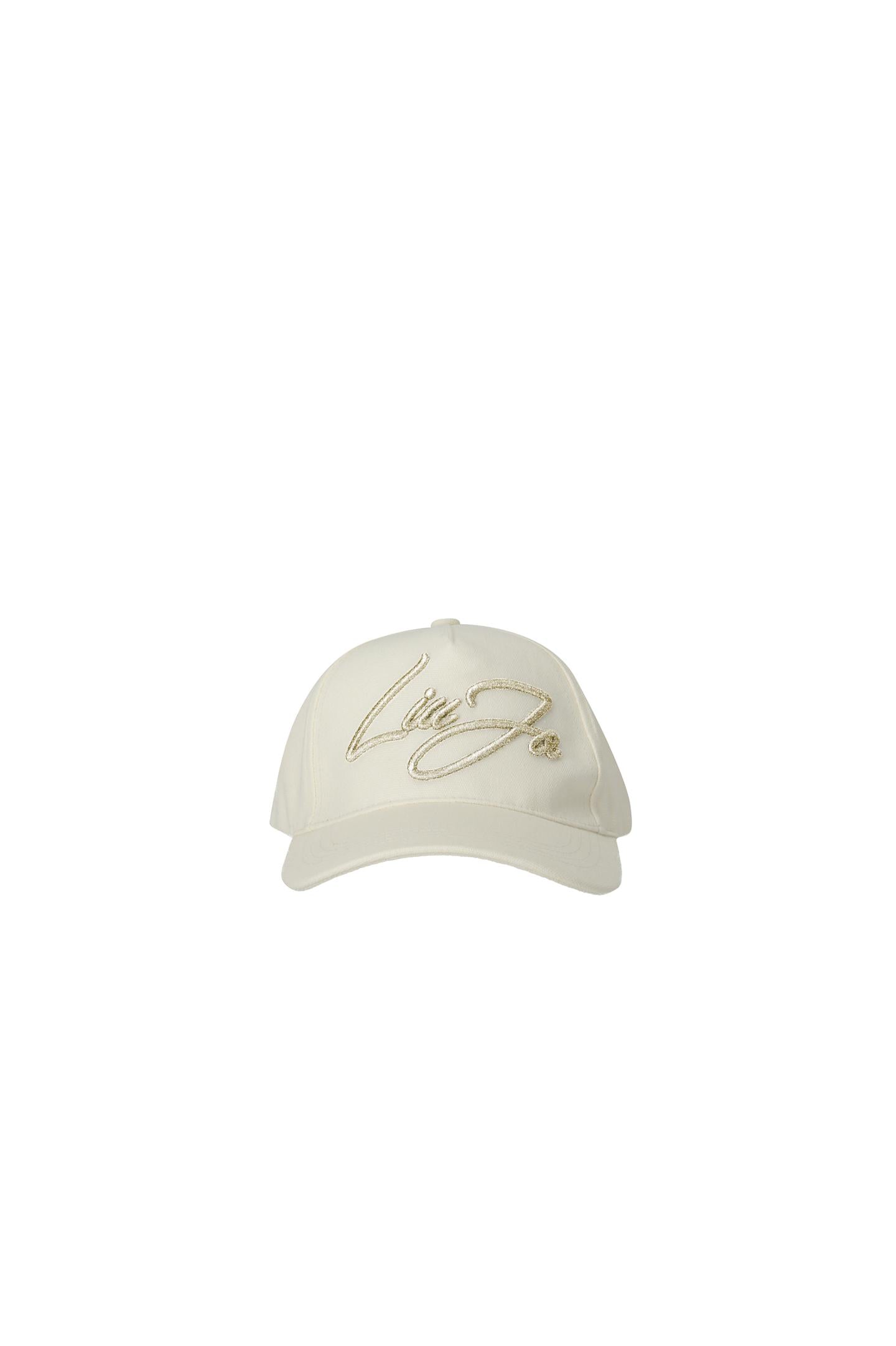 Cappello con visiera Liu Jo donna con logo ricamato Bianca TU | Giò Fashion