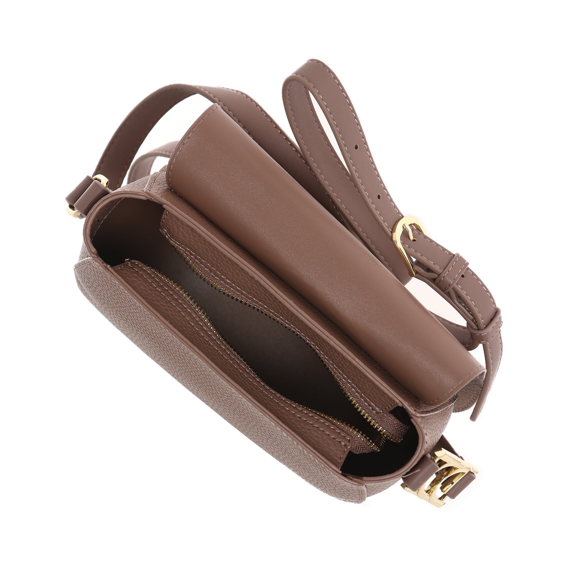 Borsa a tracolla By Byblos con patta e logo frontale