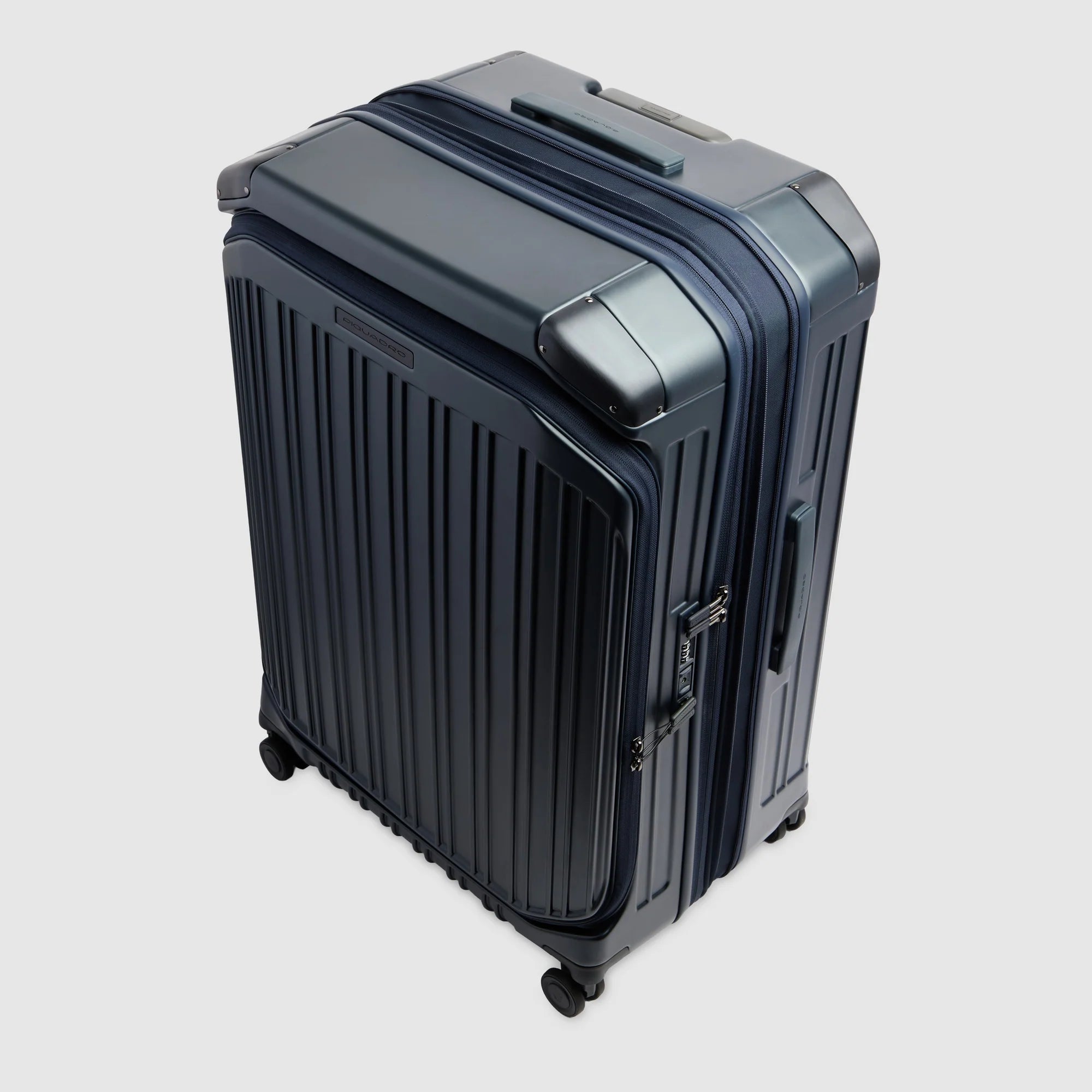 Piquadro Trolley Grande Rigido PQ-Light Beige Opaco Espandibile con 4 Ruote