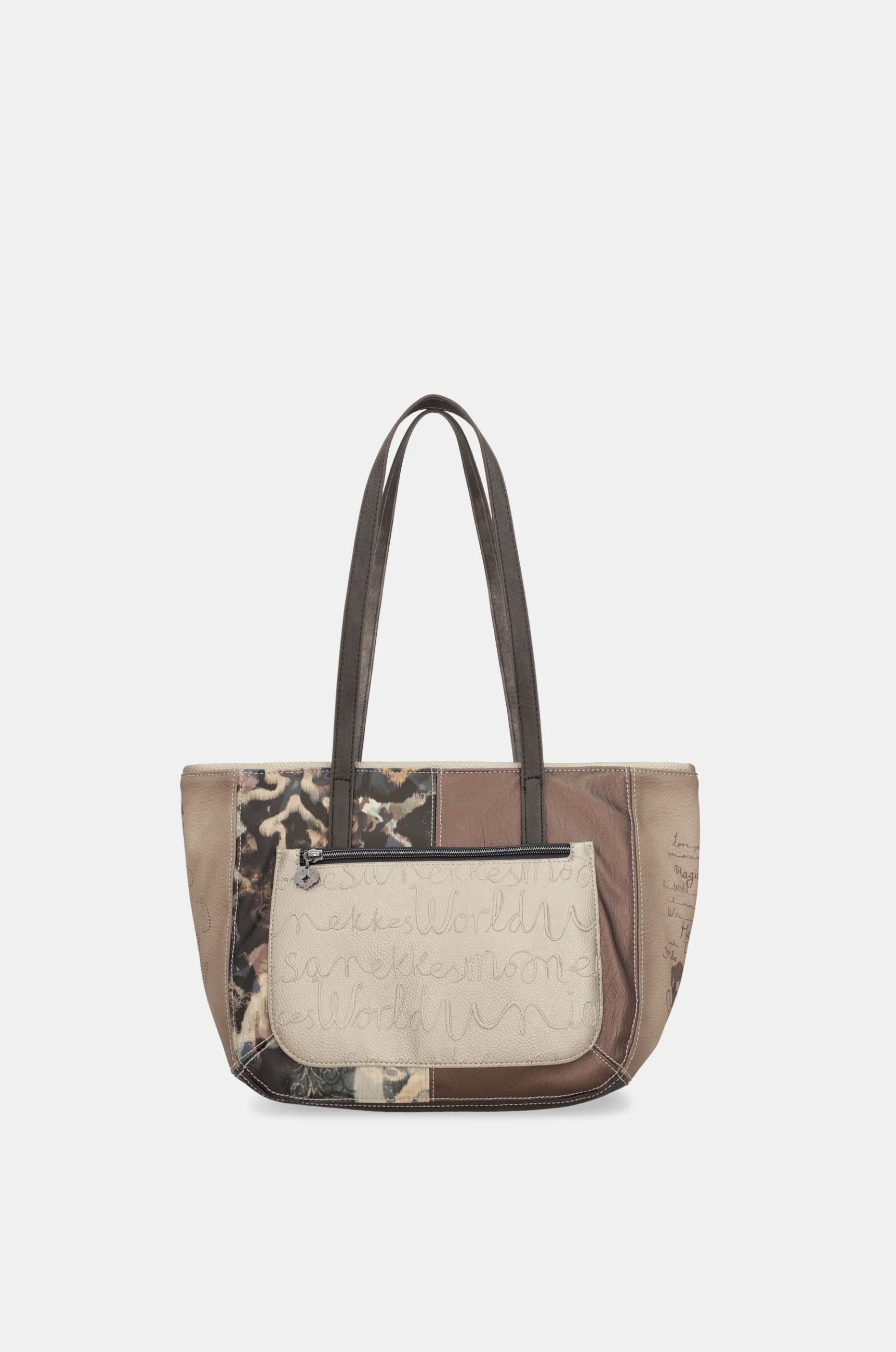 Shopper Anekke The World of Dreams con tasca frontale Beige TU | Giò Fashion