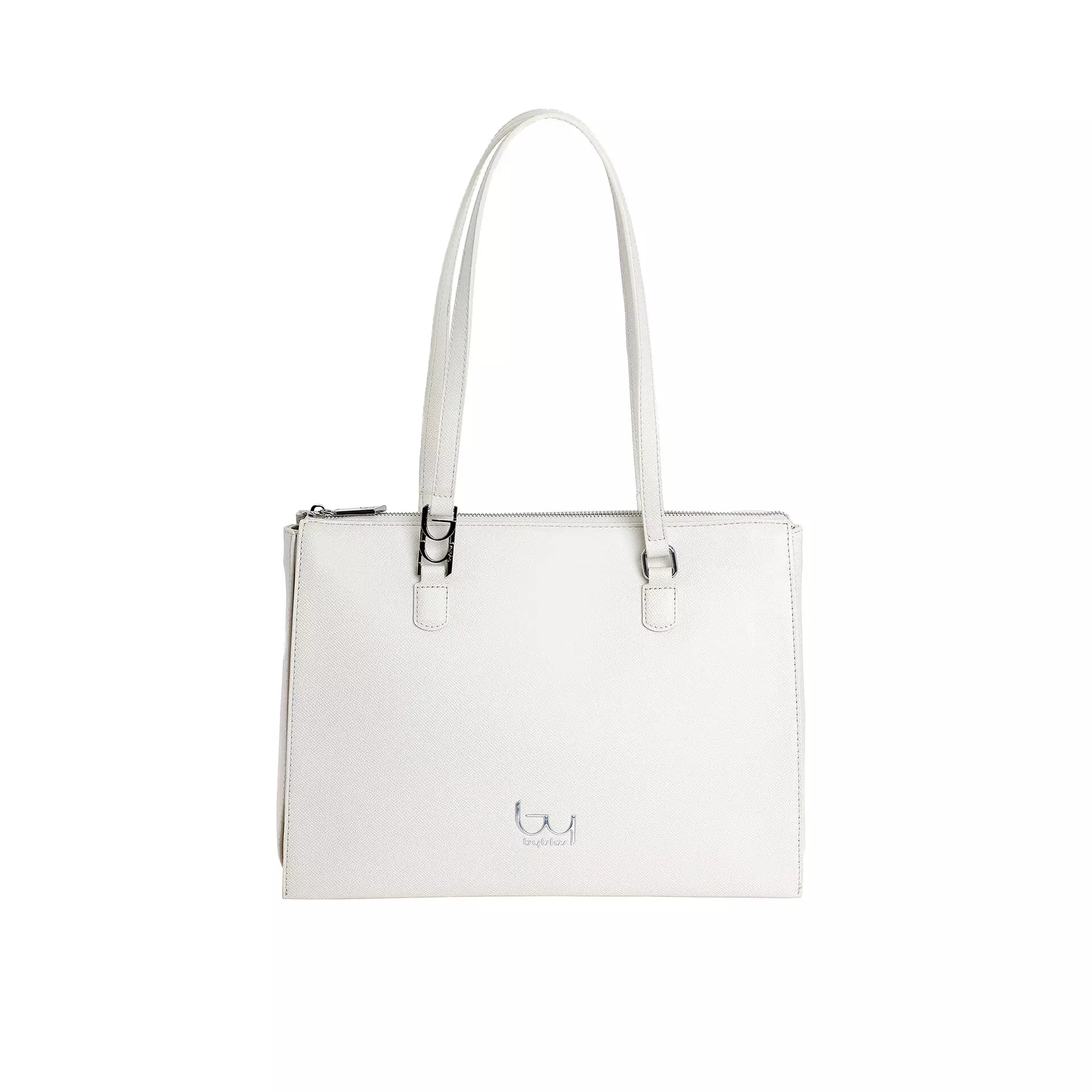 Borsa a spalla Byblos donna elegante con zip superiore e design essenziale