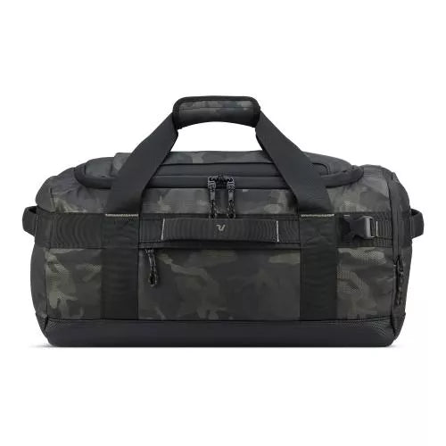 Borsone sportivo compatto con tasche e tracolla regolabile CAMOUFLAGE TU | Giò Fashion