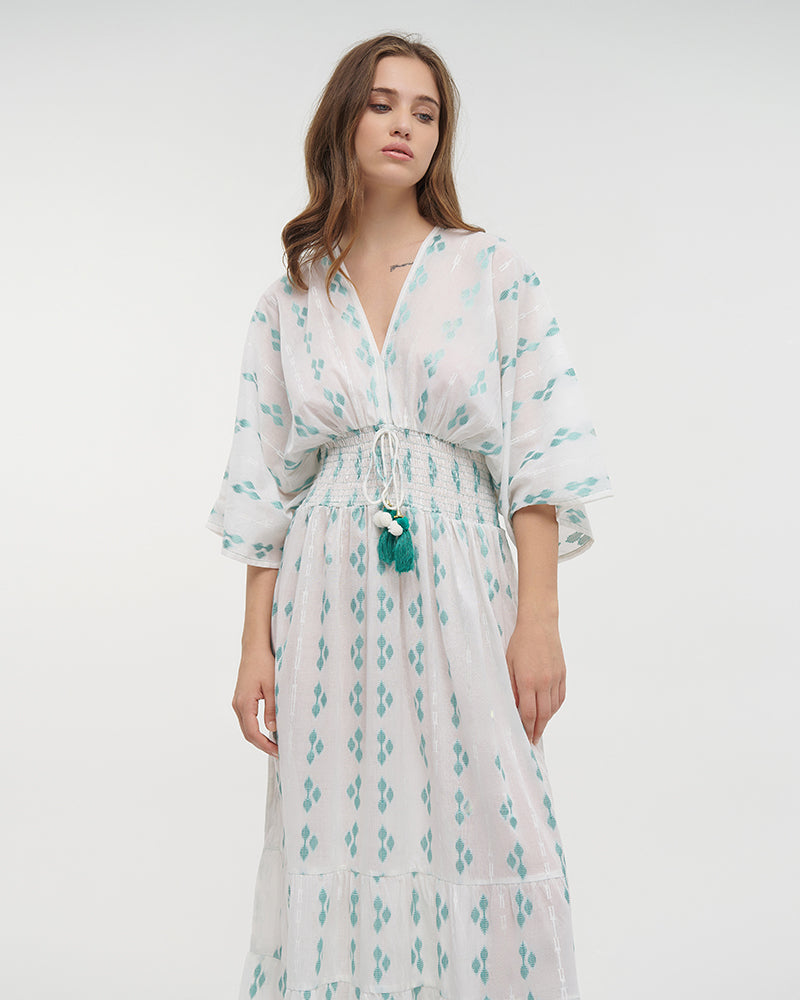 Ble Resort Collection Abito Lungo a Maniche 3/4