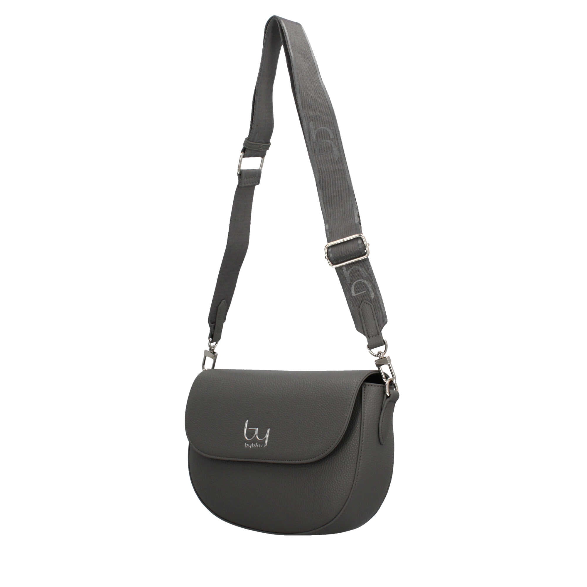 Borsa a tracolla By Byblos in ecopelle con design compatto Grigio TU | Giò Fashion