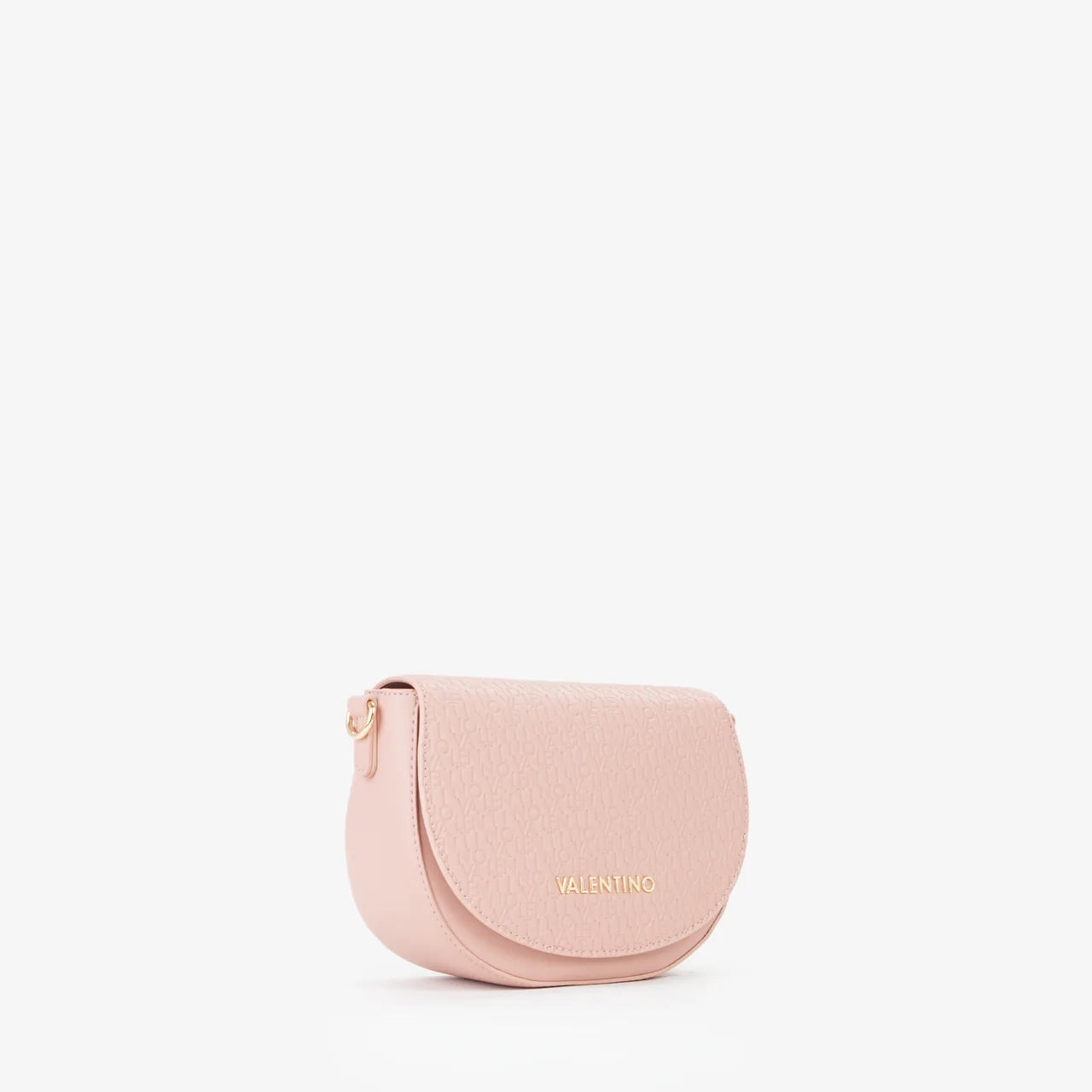 Valentino borsa a tracolla donna con logo in rilievo Rosa TU | Giò Fashion