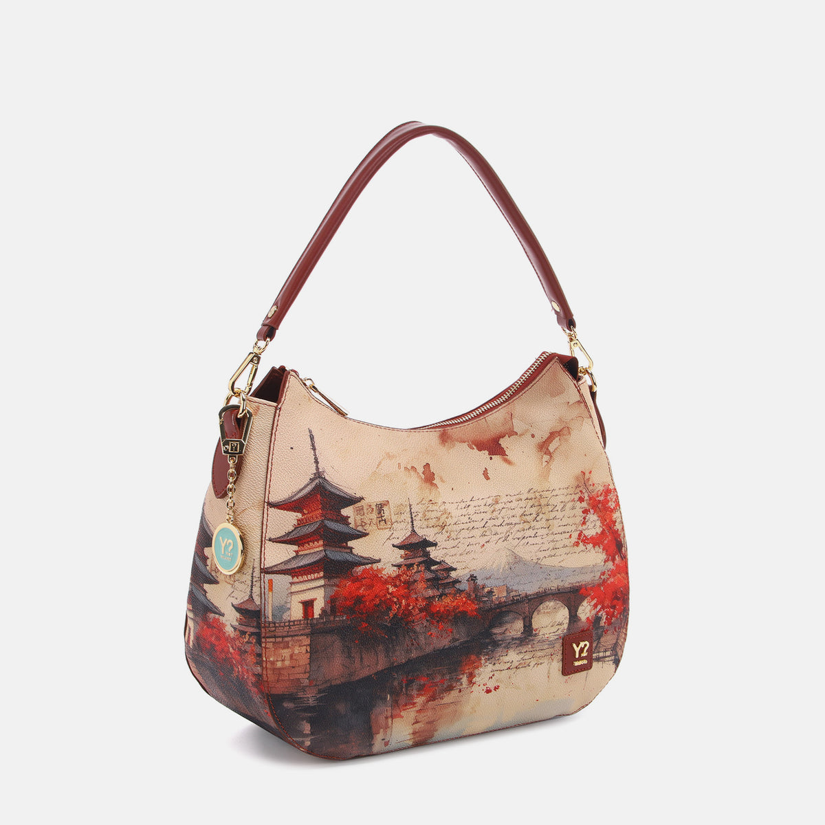 Ynot? Yes Bag Hobo Bag Donna con Tracolla