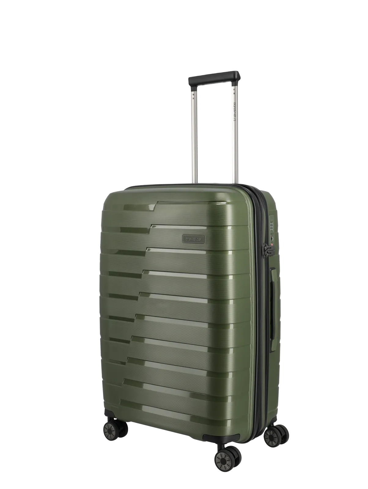 Valigia bagaglio a mano Travelite Air Base S con TSA e ruote doppie Verde TU | Giò Fashion