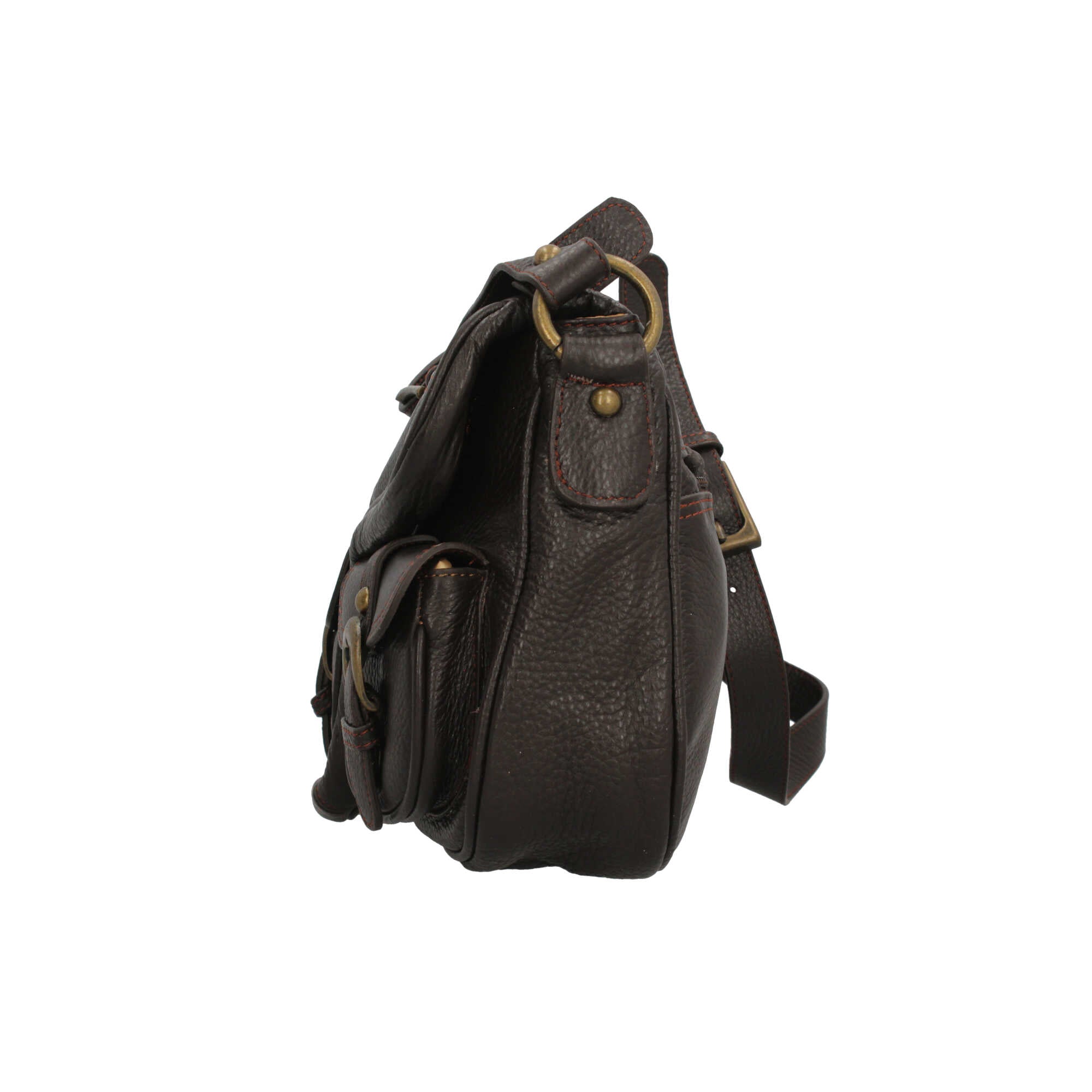 Borsa a spalla il Giglio Marrone TU | Giò Fashion