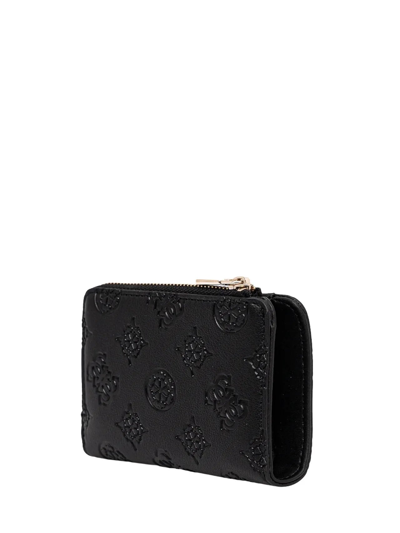 Guess portafoglio compatto con logo in rilievo