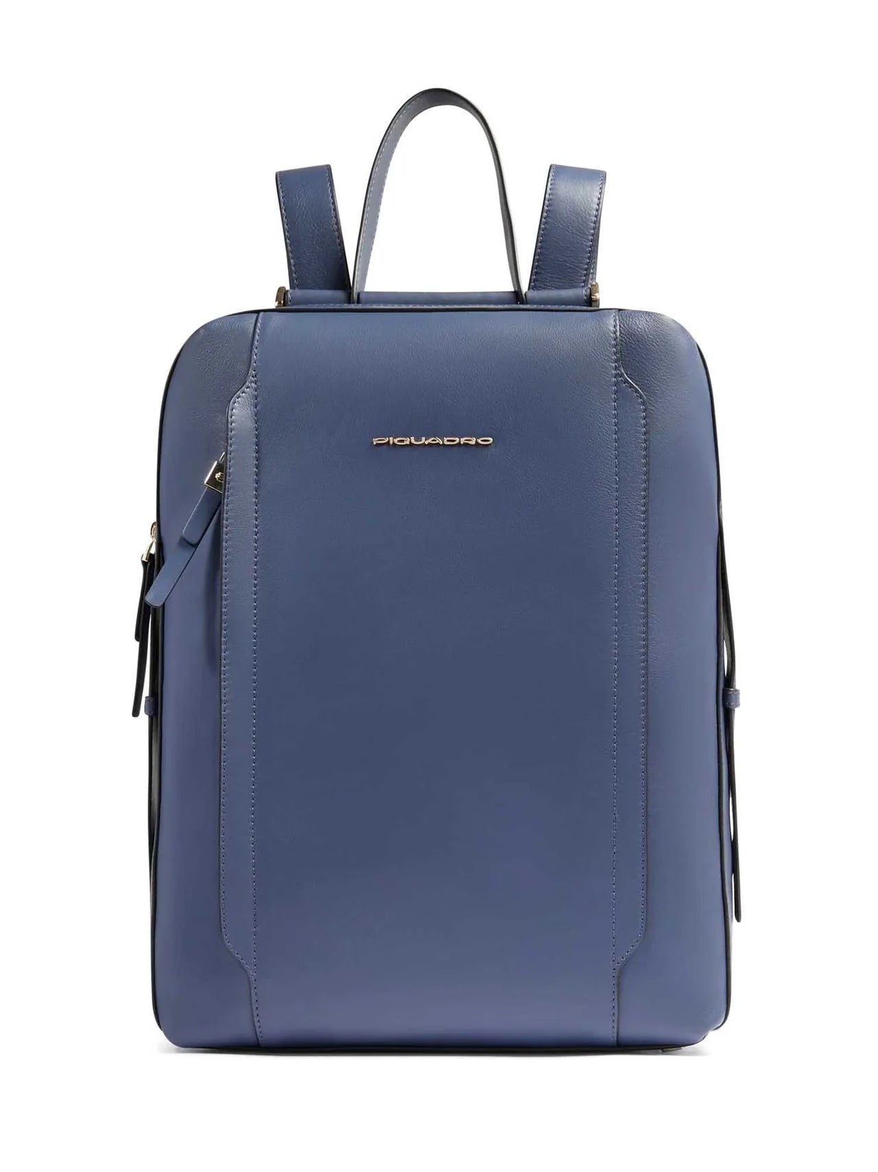 Piquadro zaino porta PC 14" in pelle con protezione antiurto e RFID