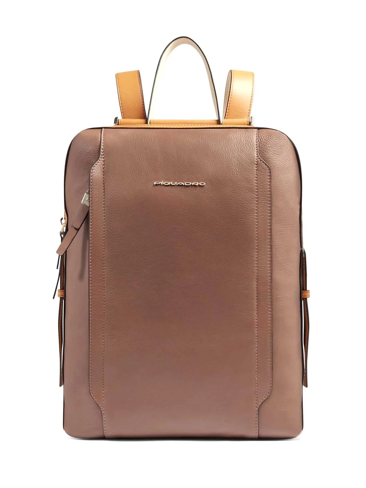 Piquadro zaino porta PC 14" in pelle con protezione antiurto e RFID