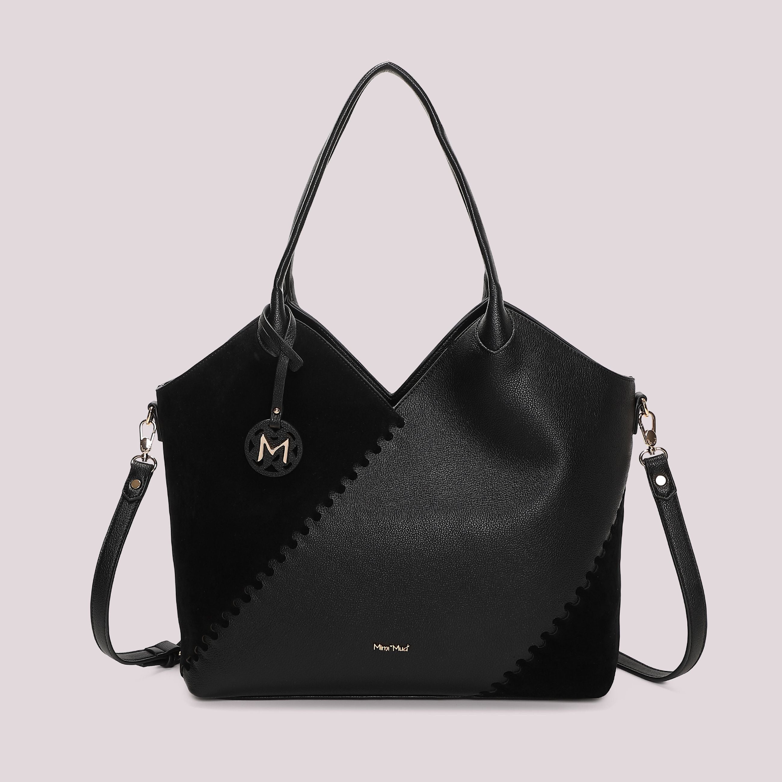 Borsa Shopping Donna Mimi Mua con Patch Diagonale
