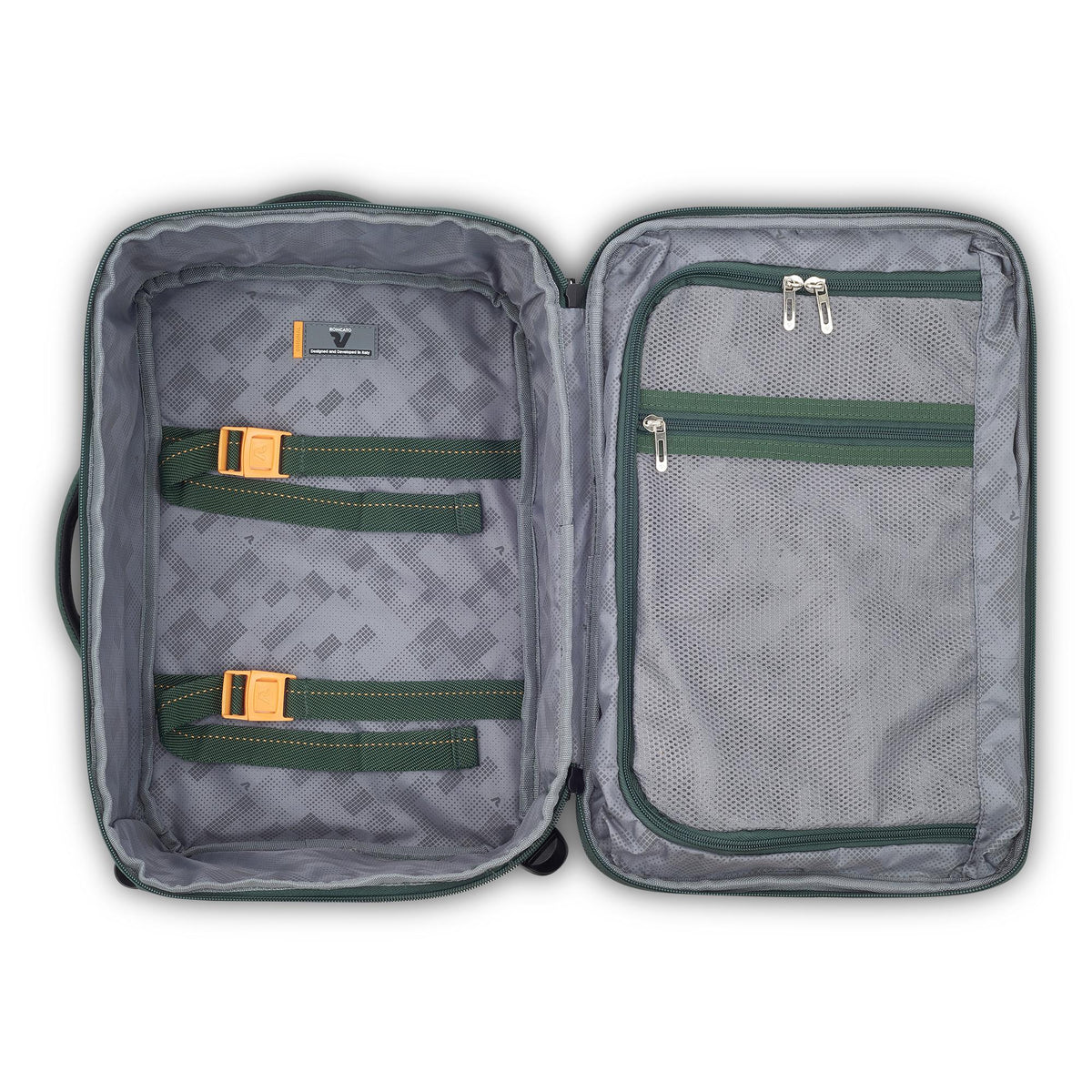 Zaino roncato con chiusura zip VERDE MILI TU | Giò Fashion