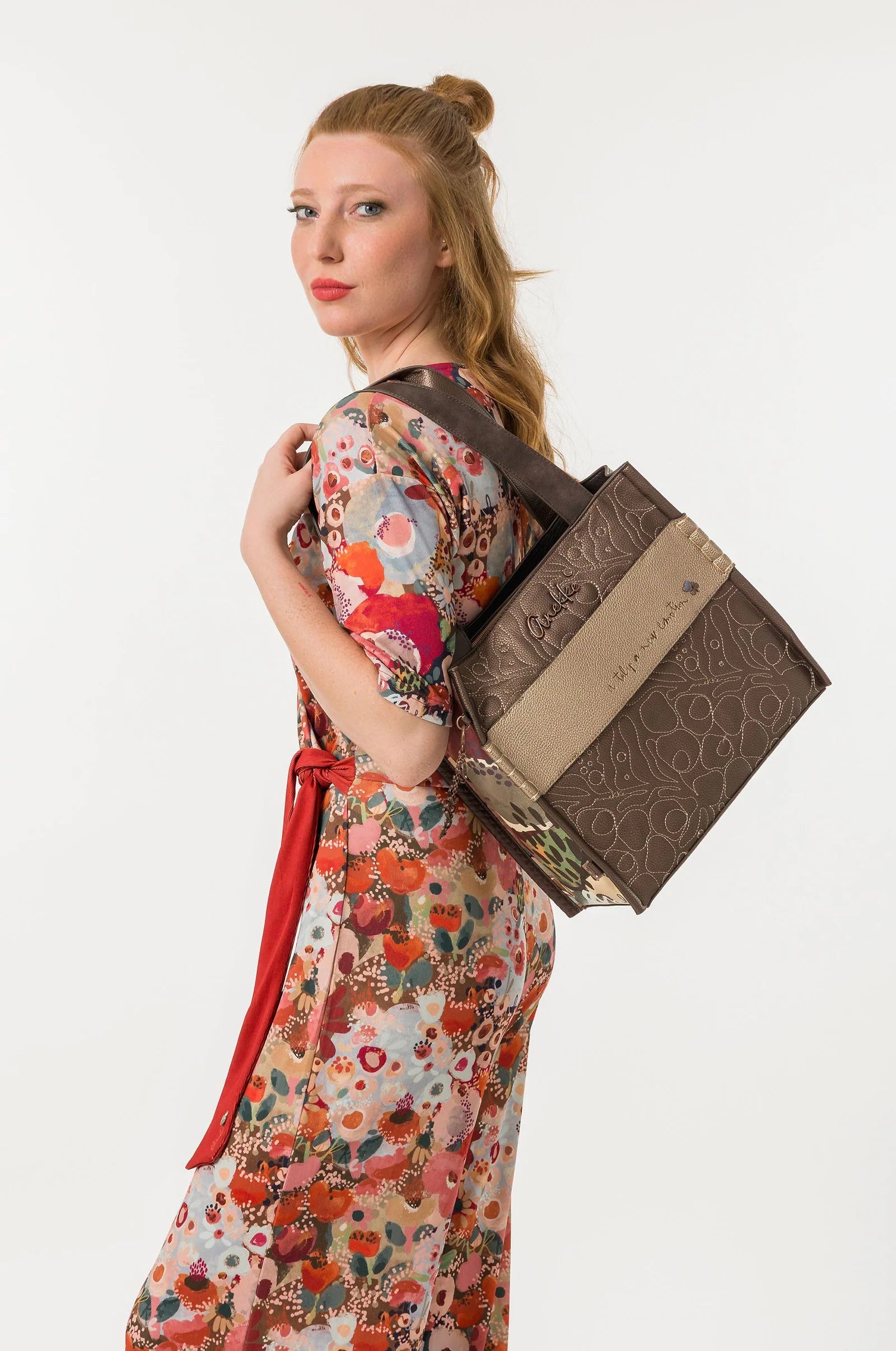 Borsa a Spalla Donna Anekke con Doppio Manico