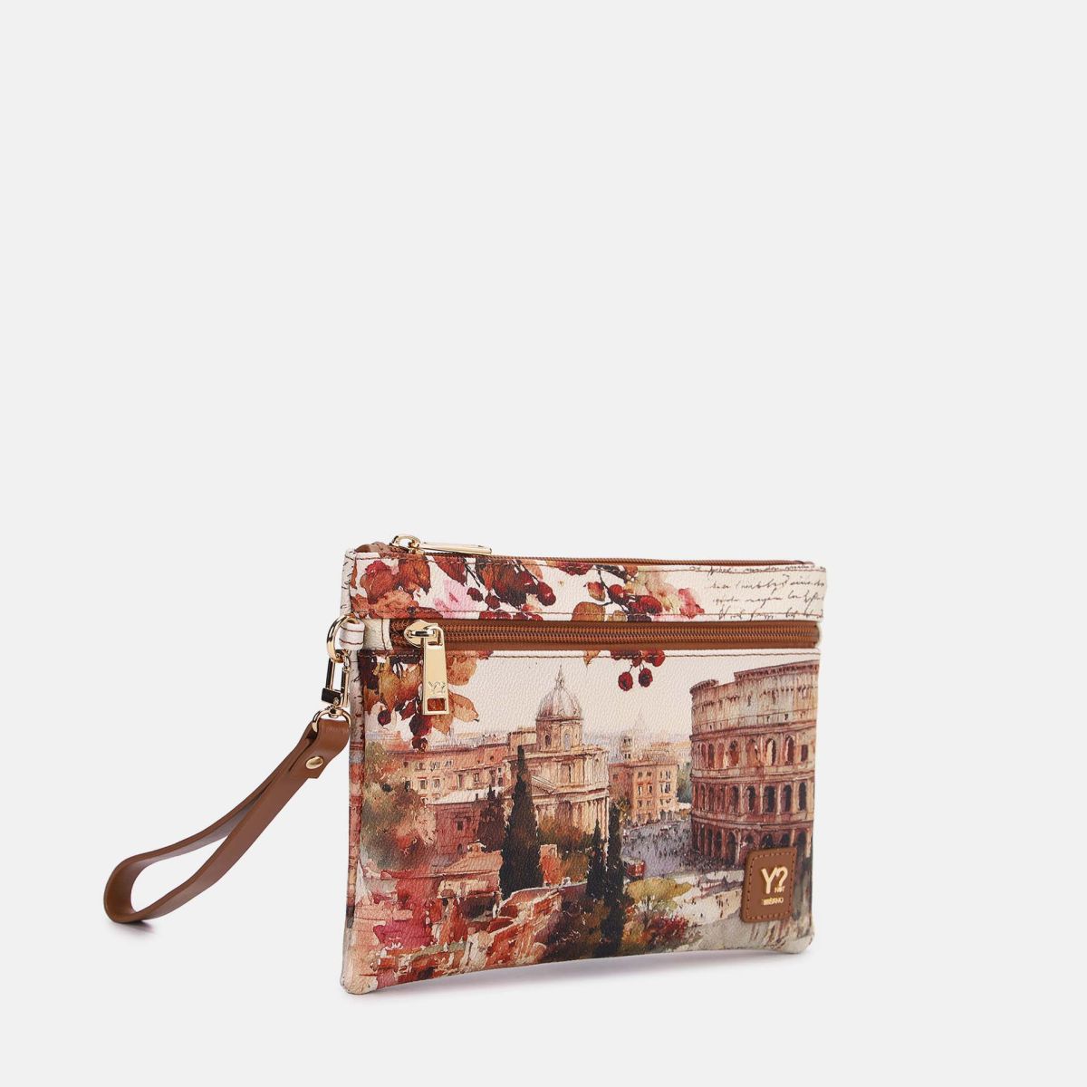 Ynot? Yes Bag Pochette Donna Piccola in Ecopelle con Zip