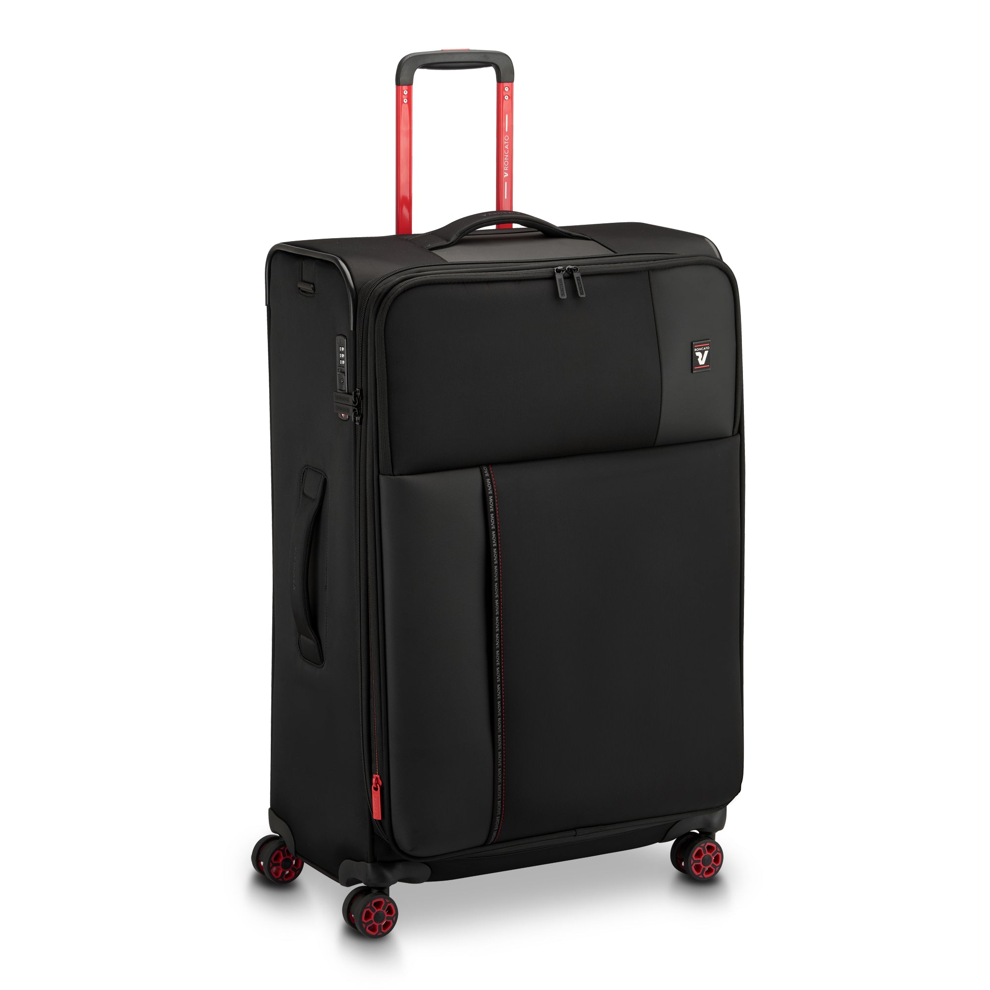 Trolley Grande Roncato 77cm - Valigia Spaziosa e Robusta Nero TU | Giò Fashion